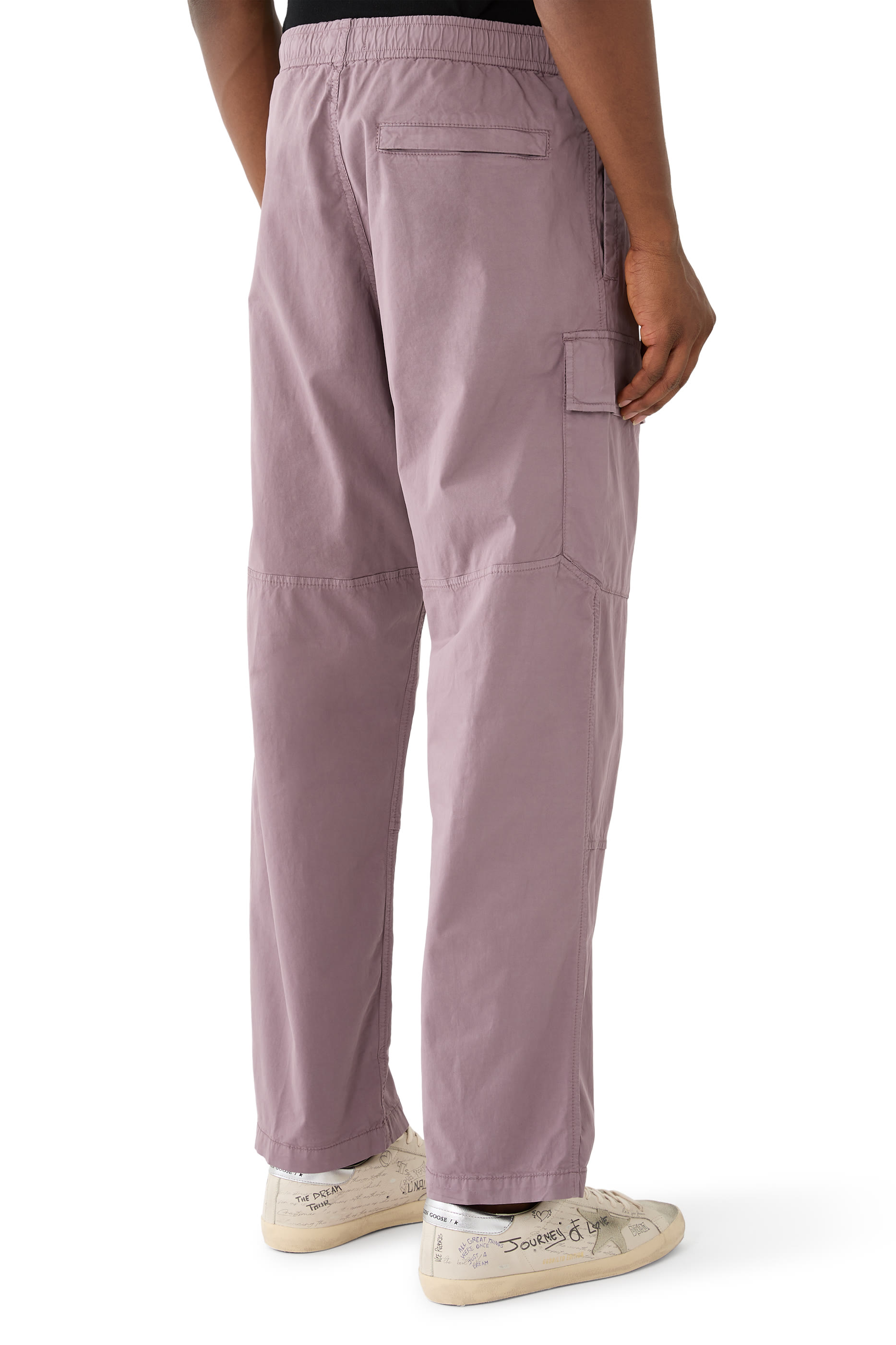  Stretch Organic Cotton Twill Cargo Trousers
