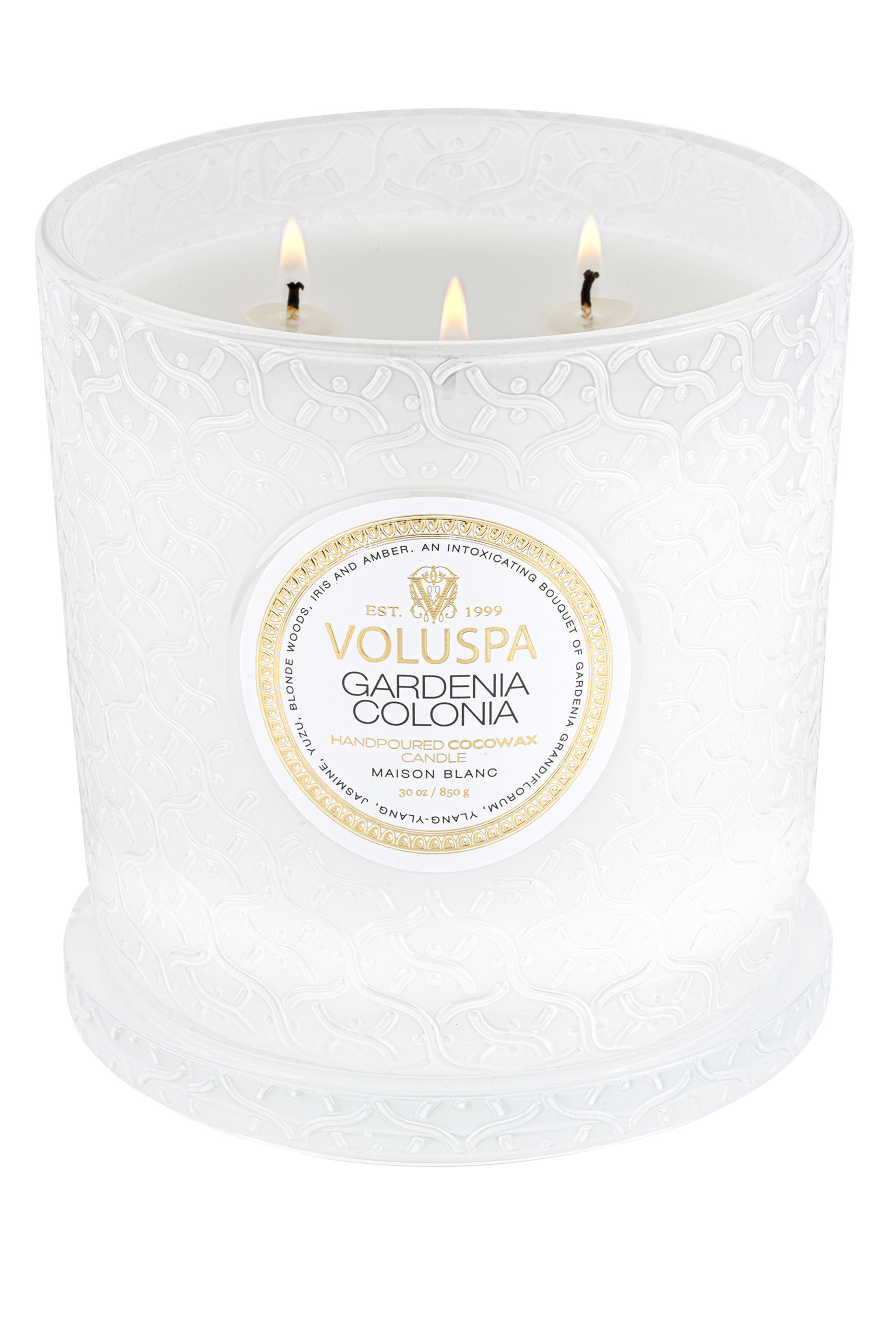 Gardenia Colonia Luxe Candle