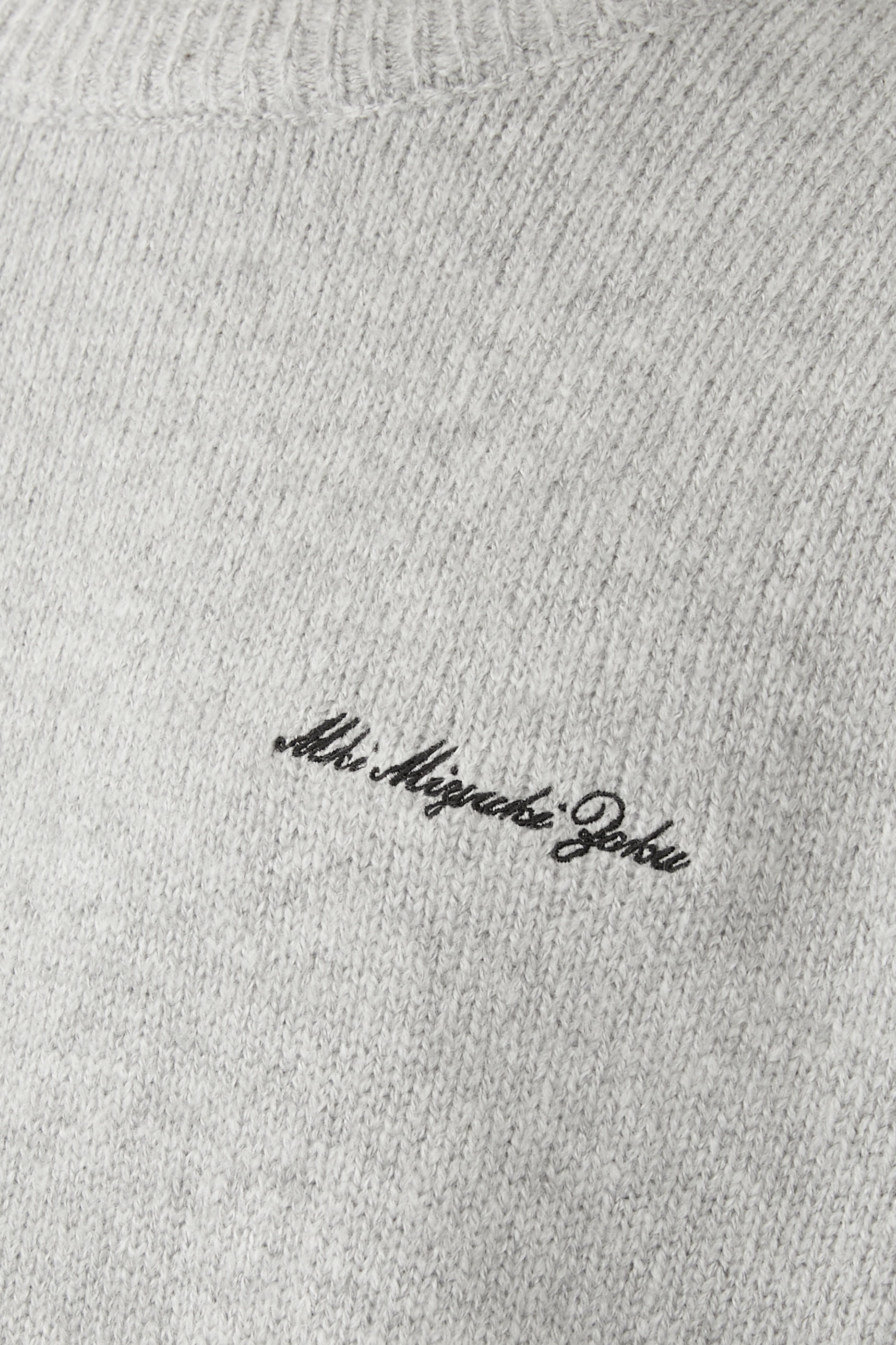 Mohair Blend Knit Crew