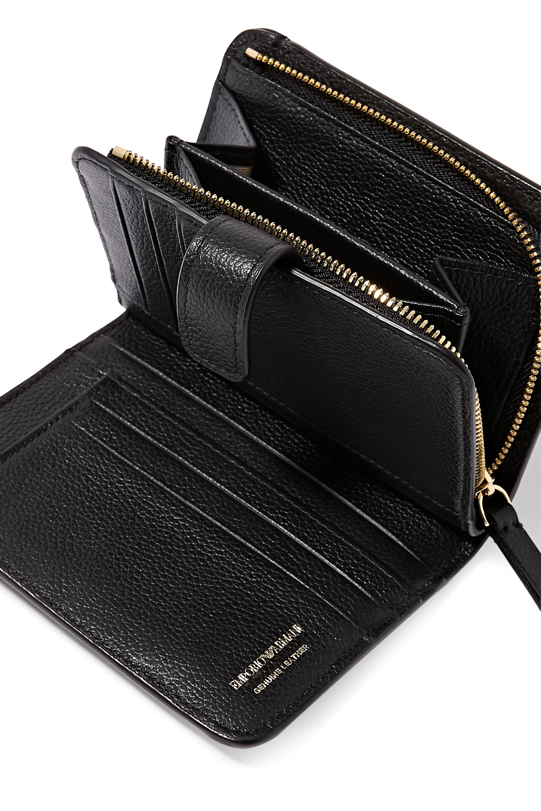 Logo Tumbled Leather Mini Bag