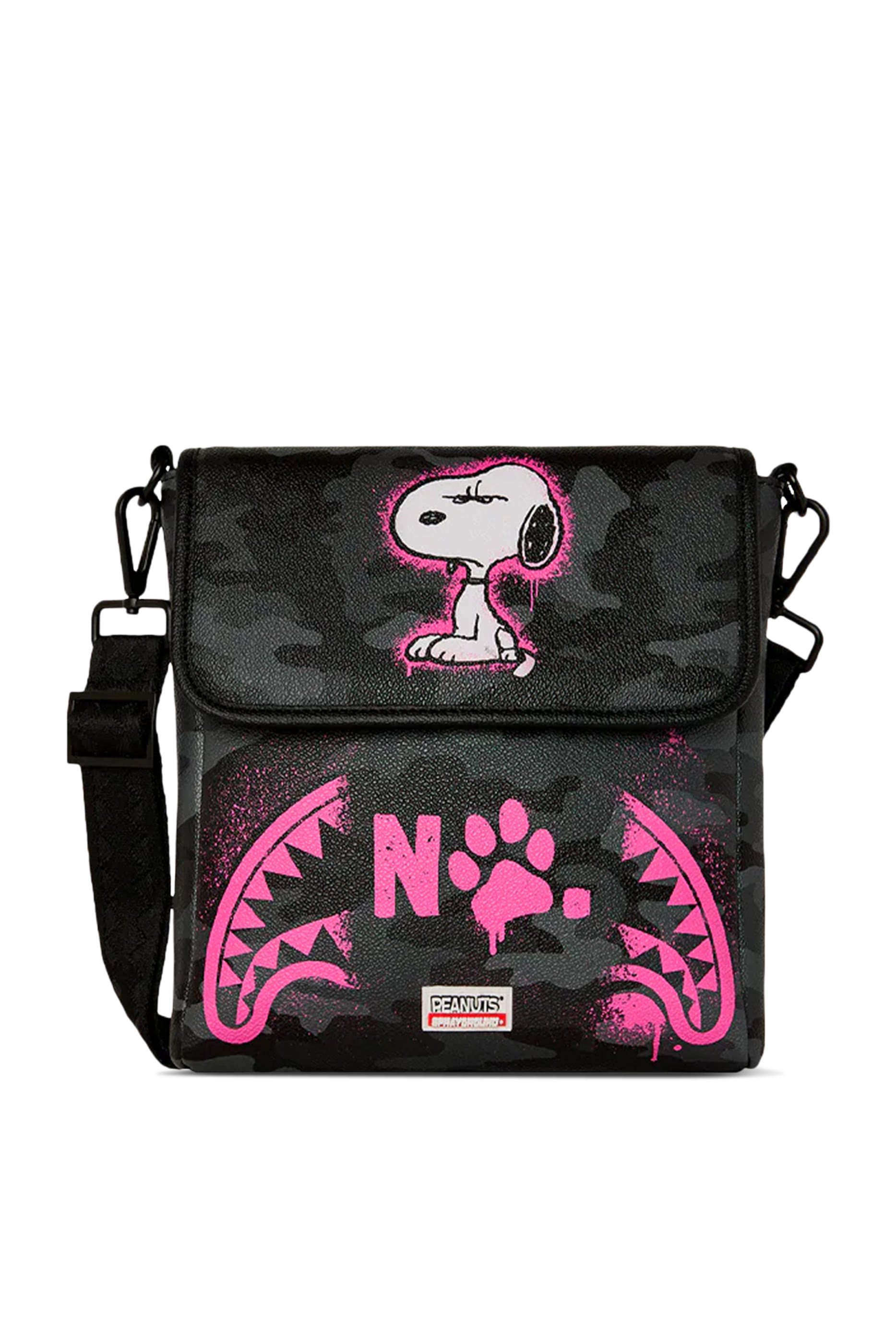 Kids Snoopy That&rsquo;s A No No Messenger Sling Bag