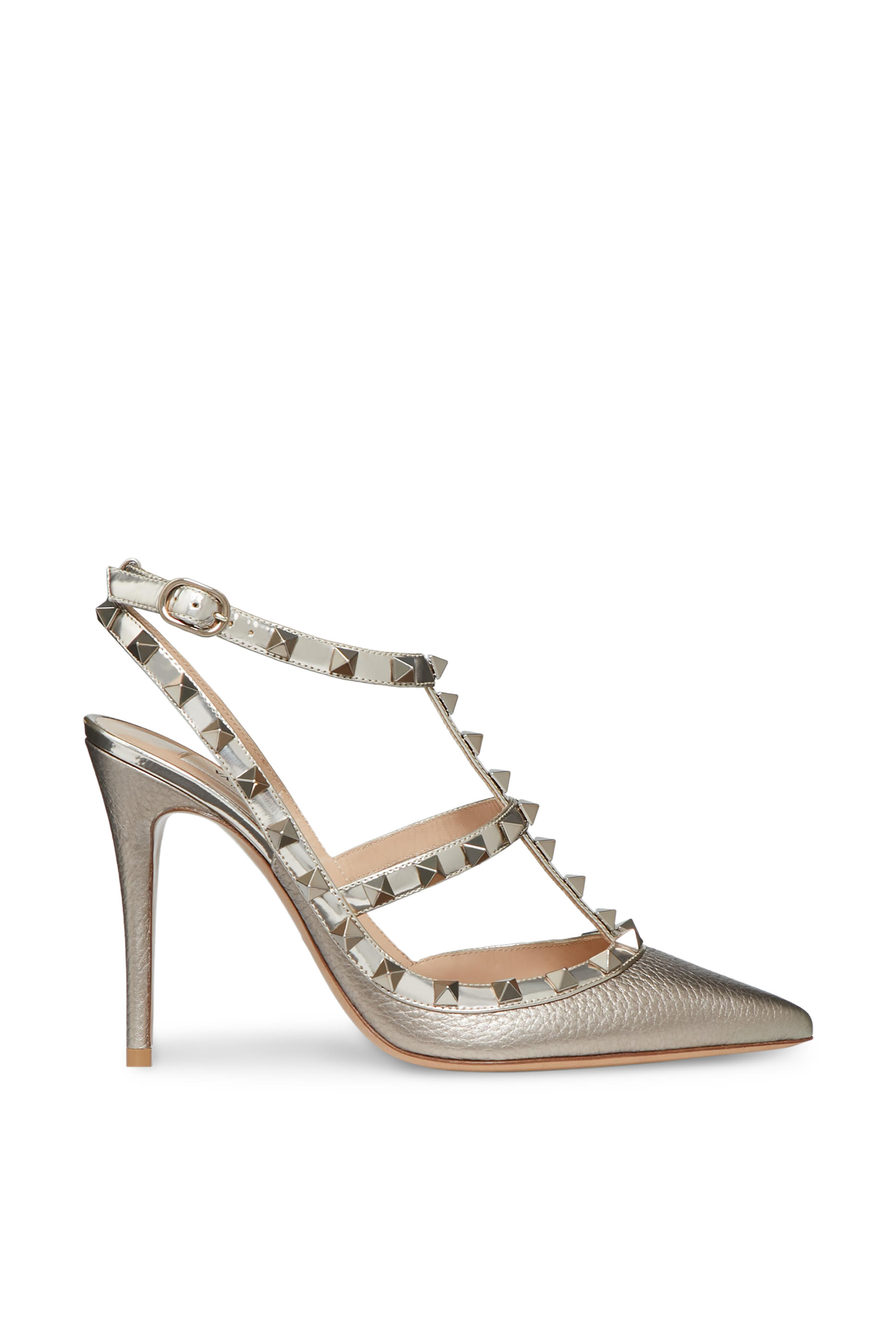 Rockstud Leather 100 Pumps