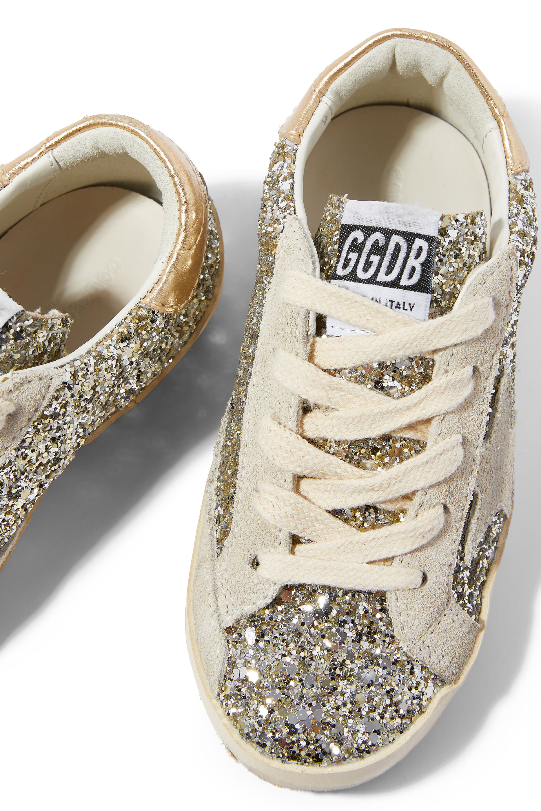 Kids Super-Star Glitter Sneakers