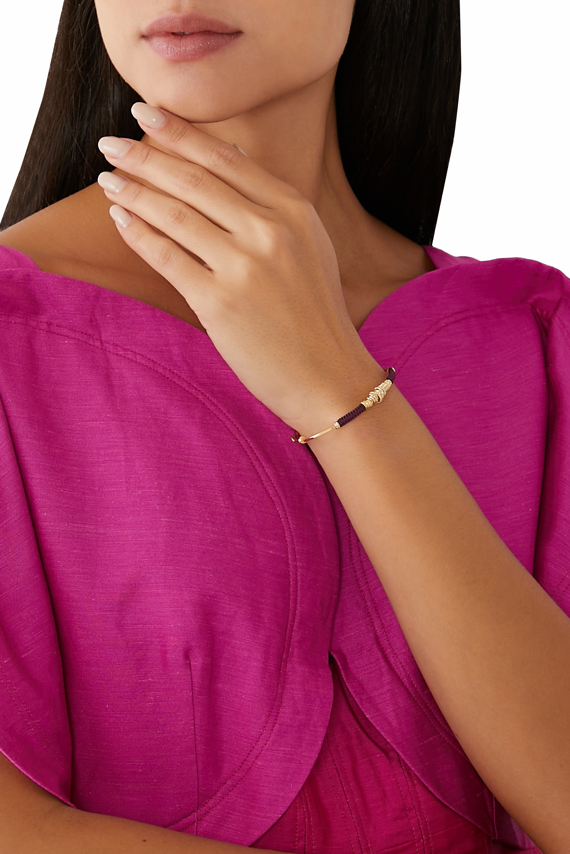 Zizanie Bracelet, Gold-Plated Brass