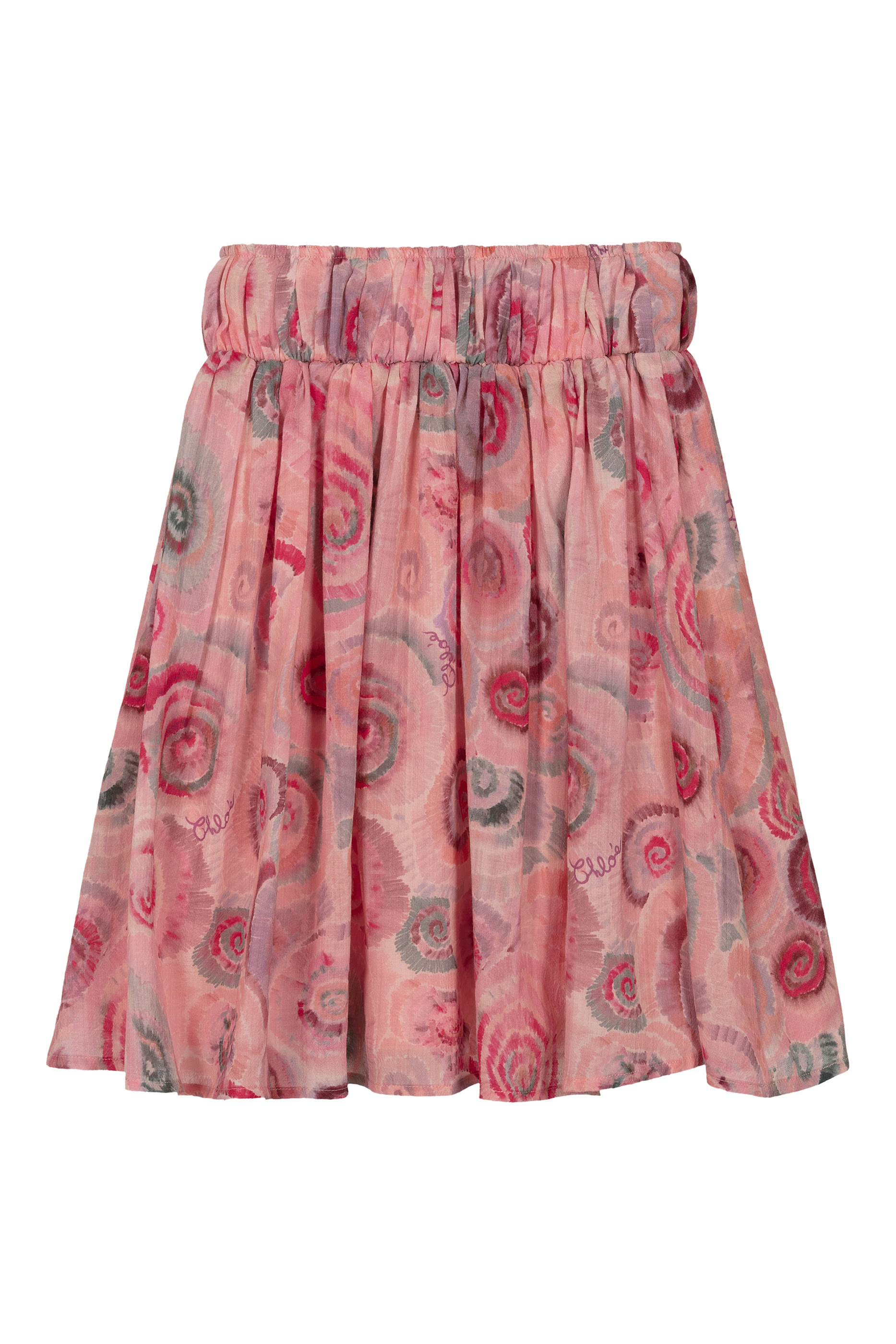 Kids Spiral Print Skirt