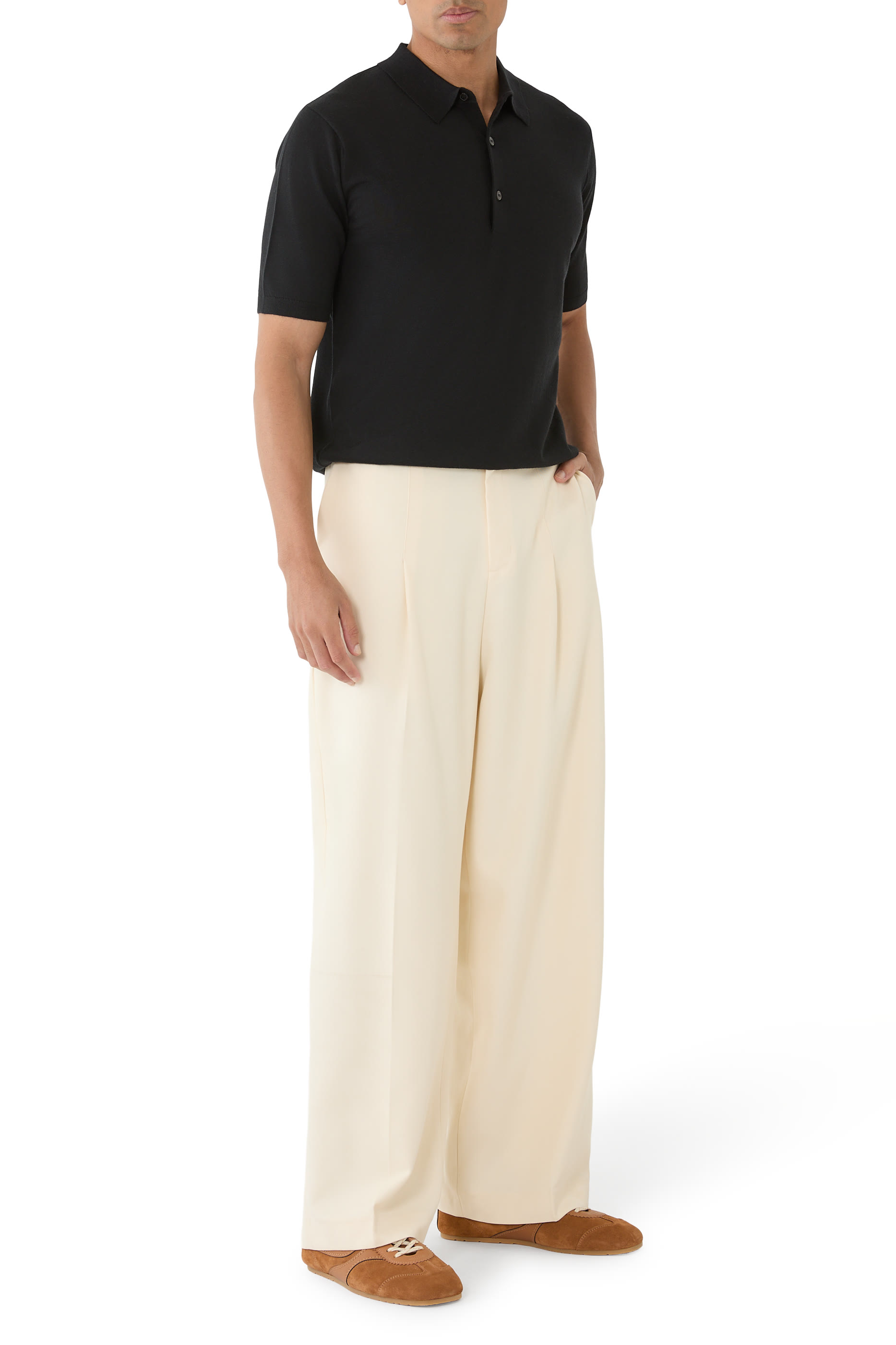 Merino Wool Polo Shirt