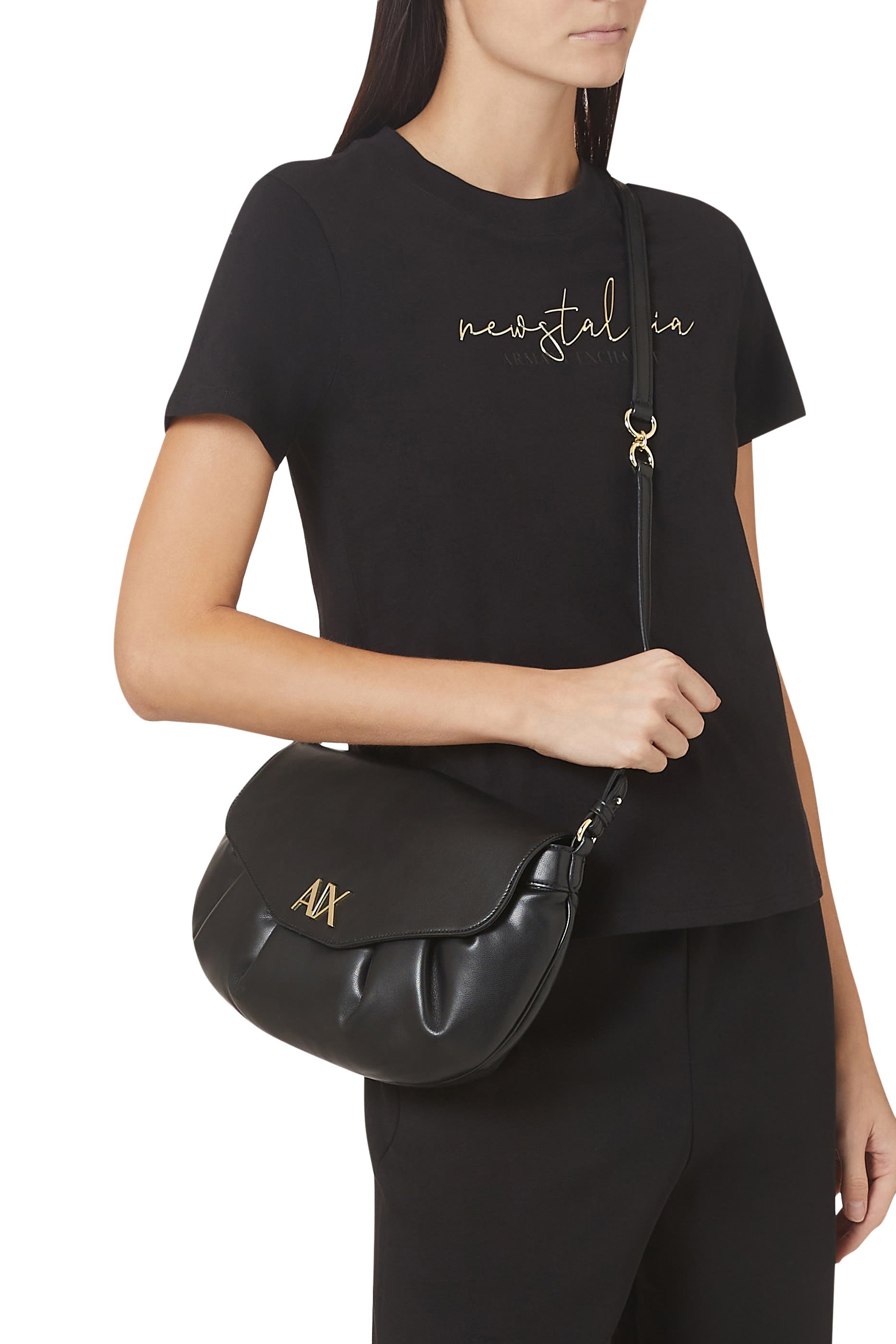 Paige AX Logo Large Crossbody Bag