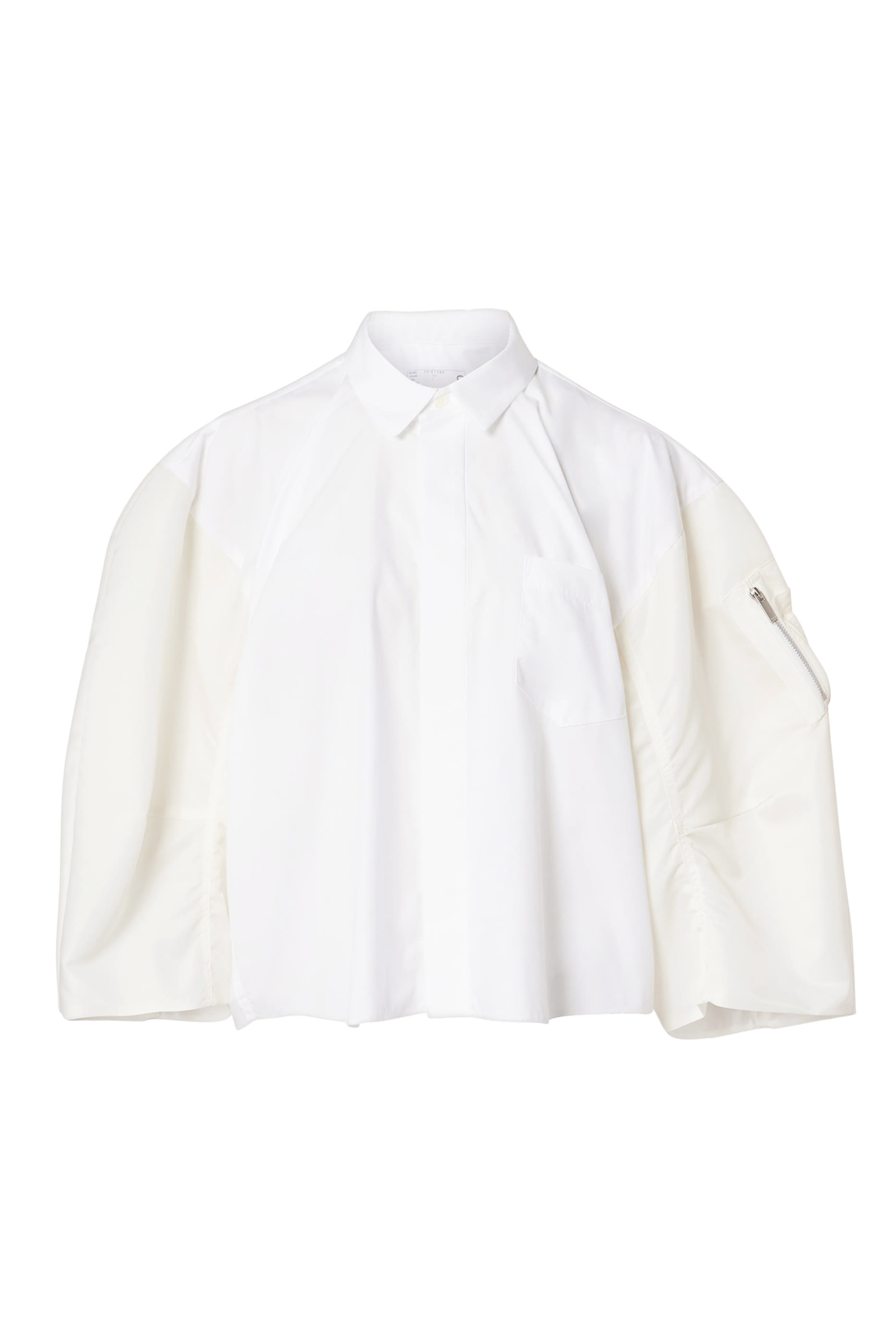Cotton Poplin x Nylon Twill Shirt