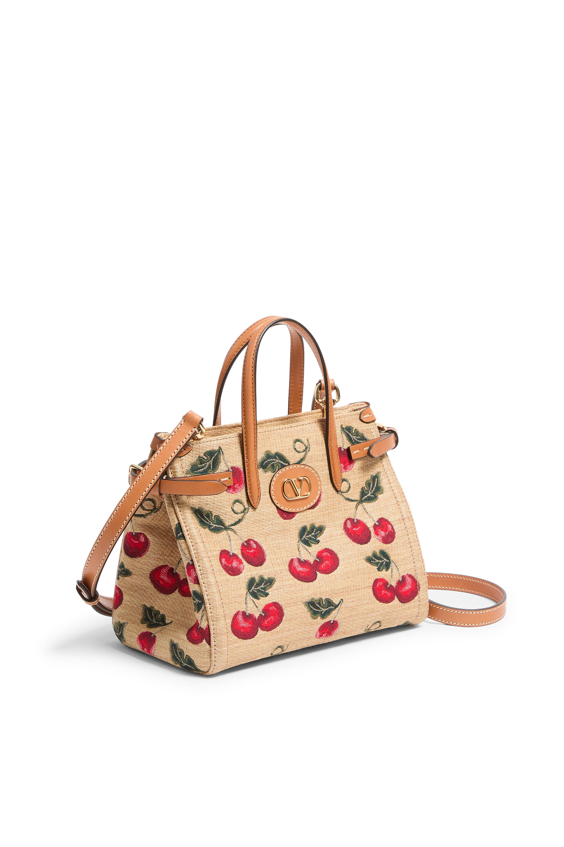 Antibes Cherryfic Pattern Small Shopping Bag