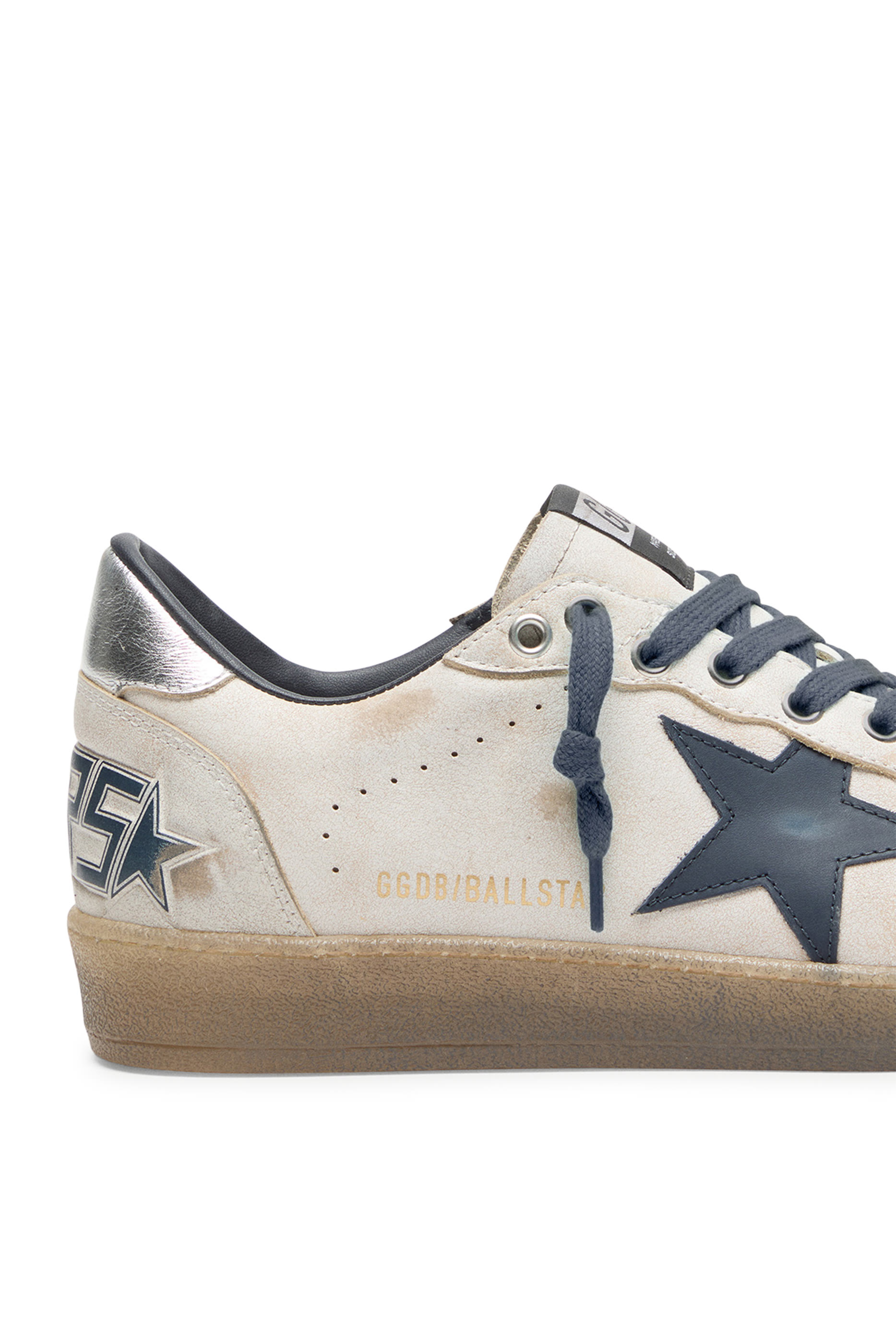 Ball Star Sneakers with Leather Star & Laminated Leather Heel Tab 