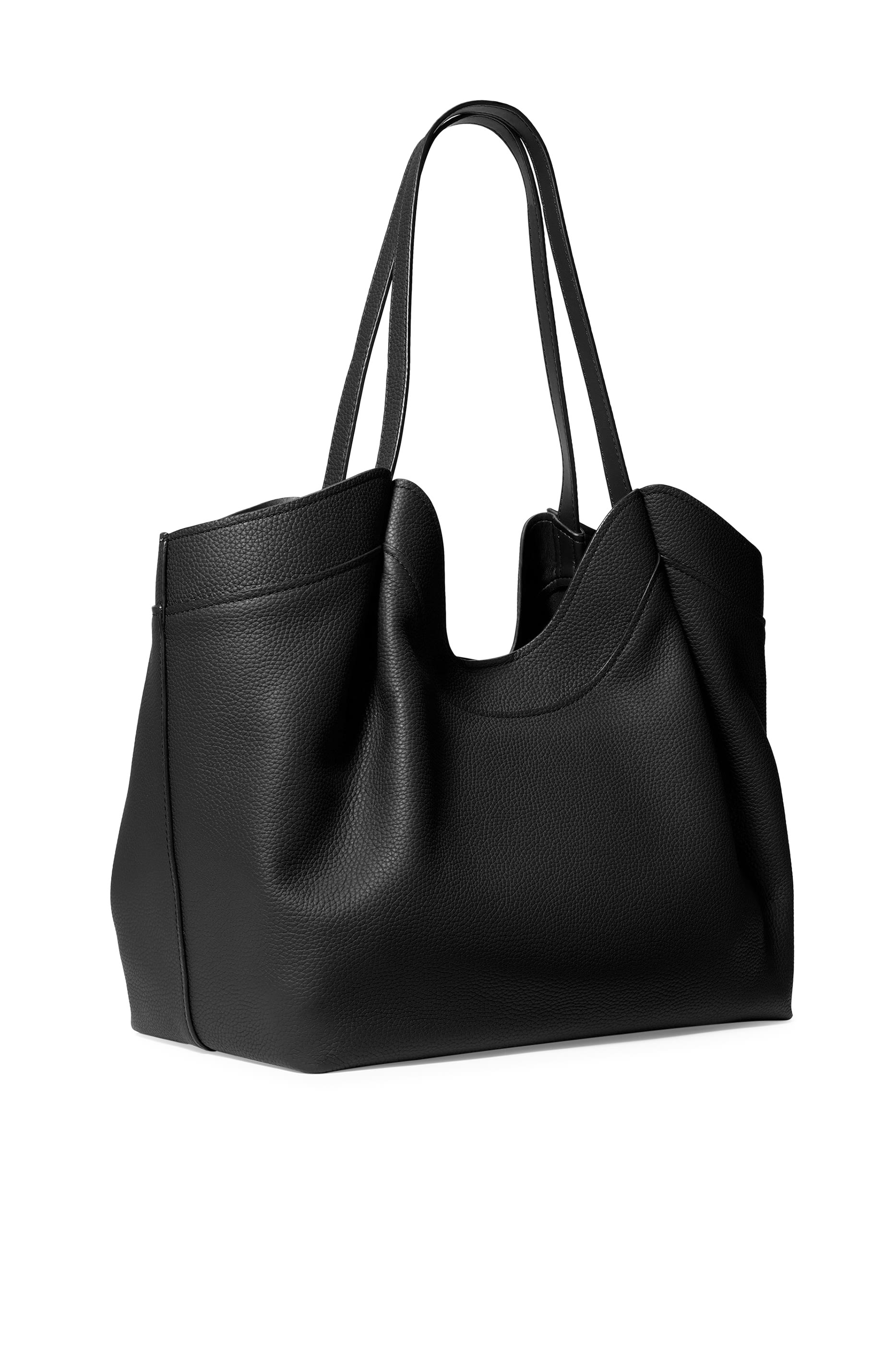  Bernie Large Pebbled Leather Tote Bag