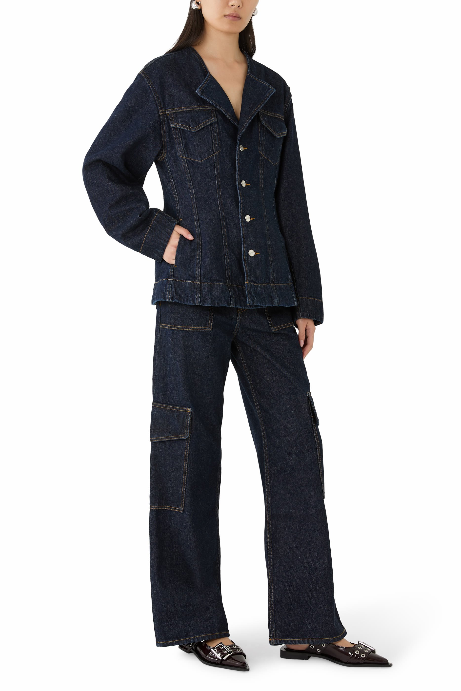 Feminine Buckle Ballerinas