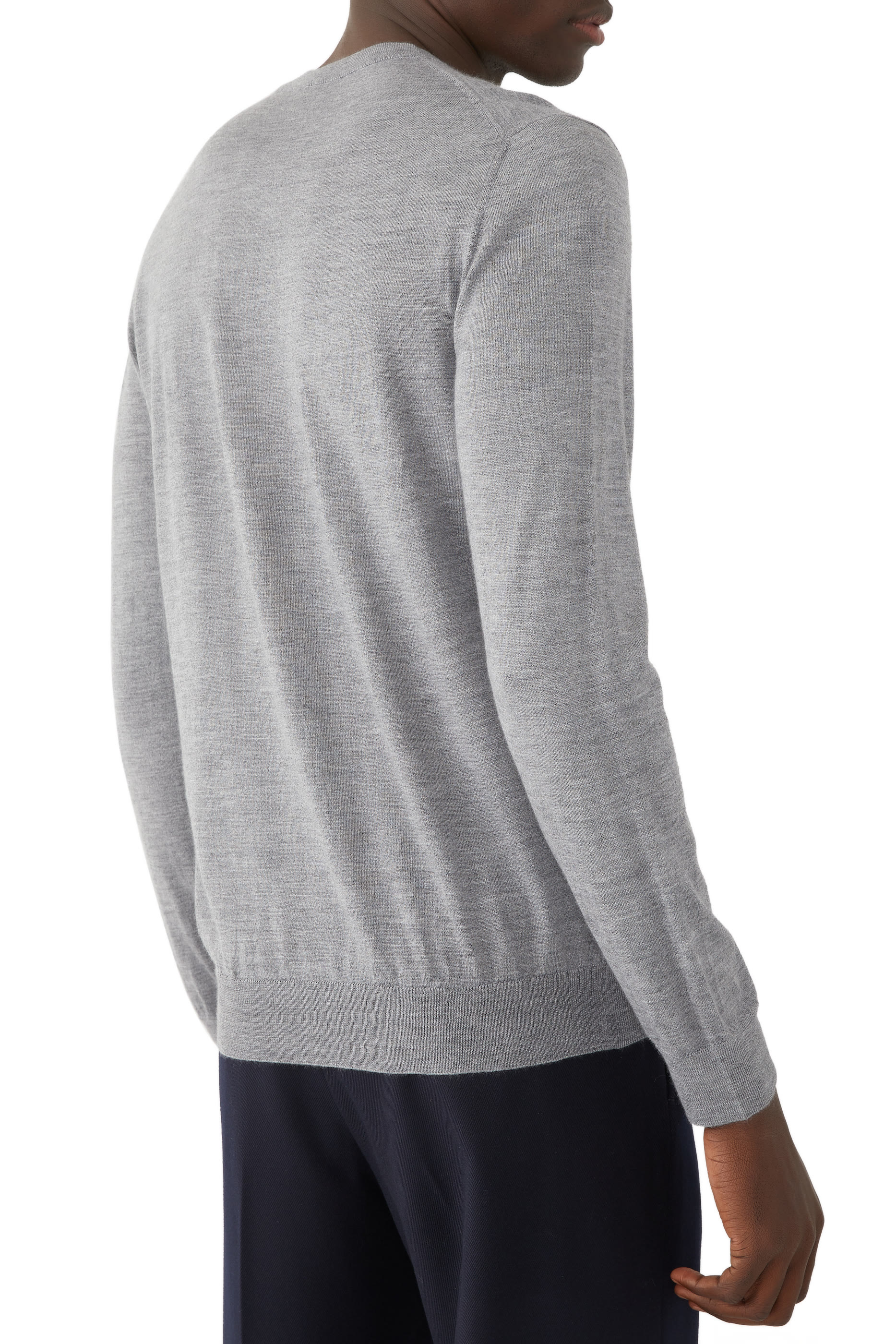 Cashmere and Silk Slim-Fit Crew Neck Sweater