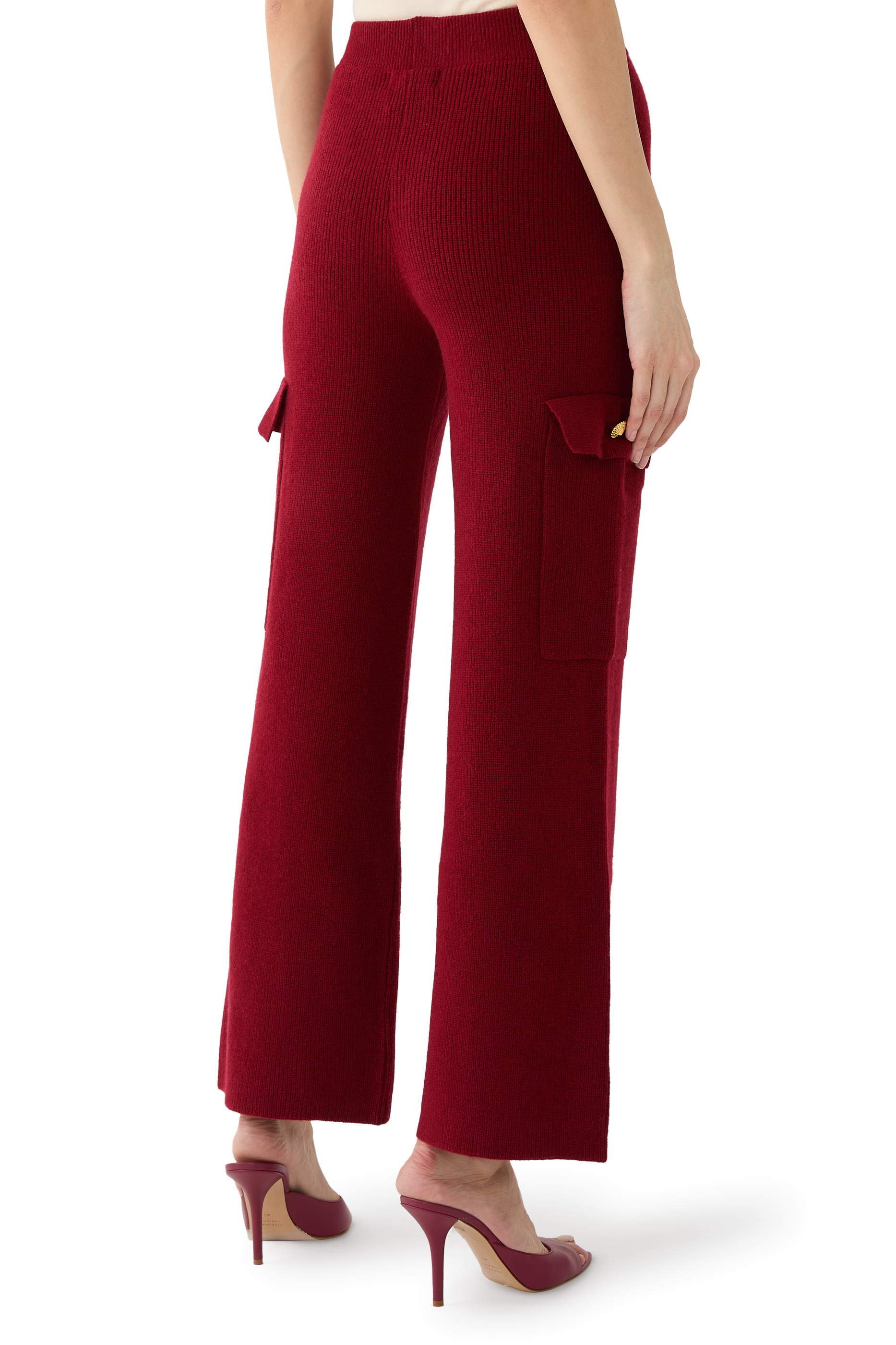 Cargo Pants with Button Detail