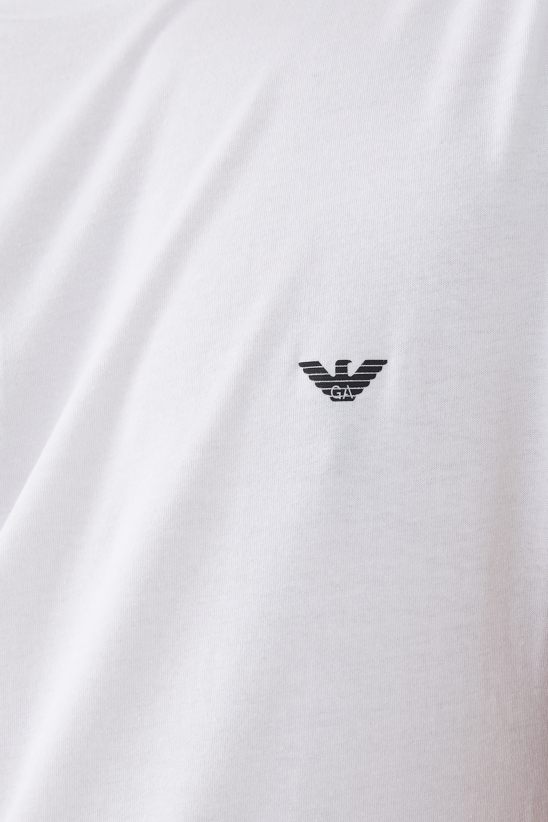 Stretch Cotton Eagle Logo T-Shirt