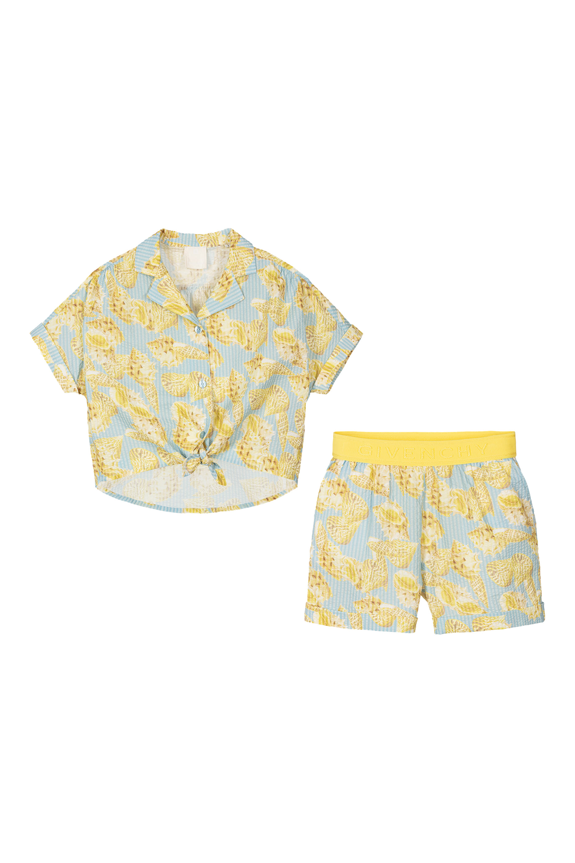Kids Printed Shirt and Shorts Set