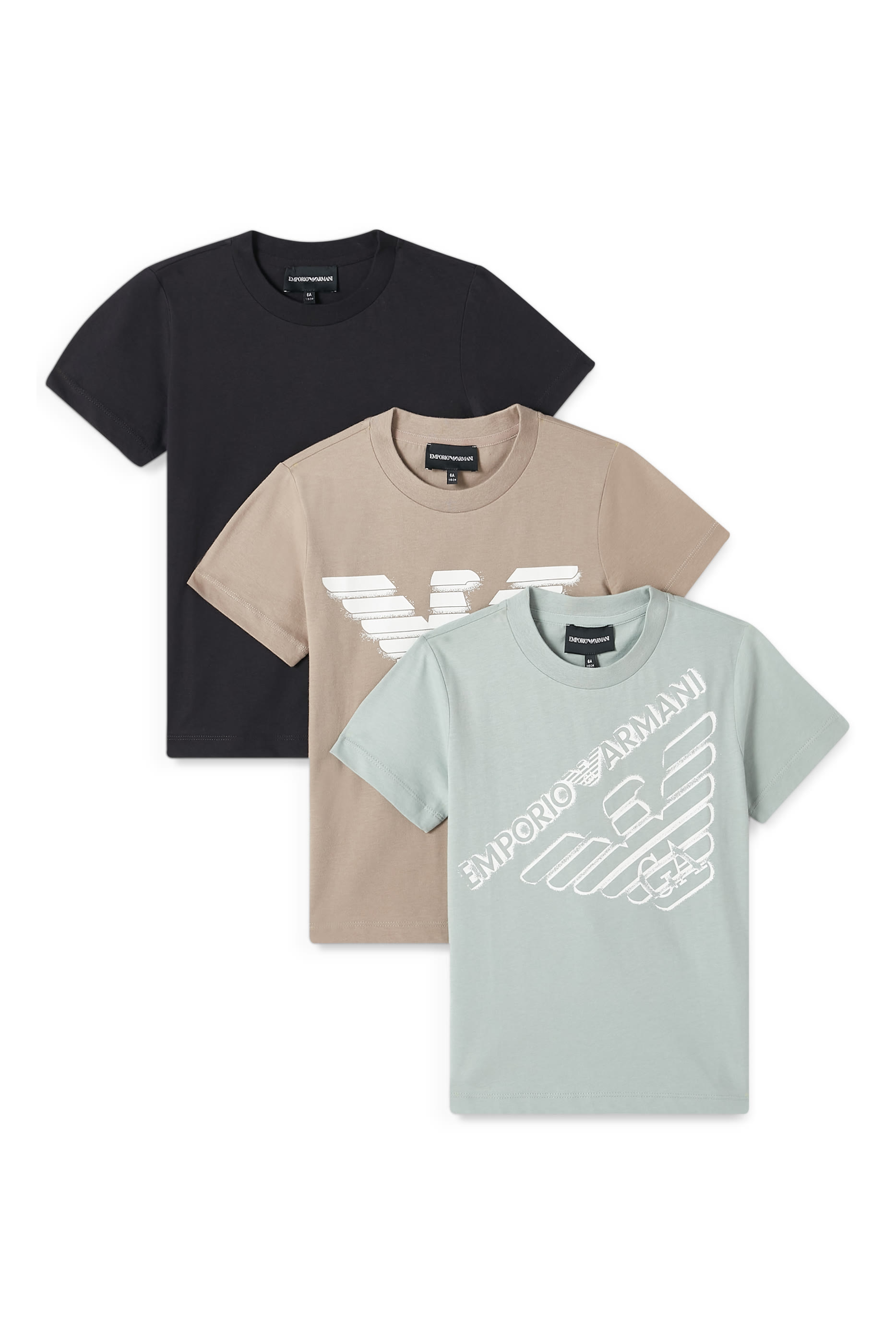 Kids Logo-Print Cotton-Jersey T-Shirt, Pack of 3