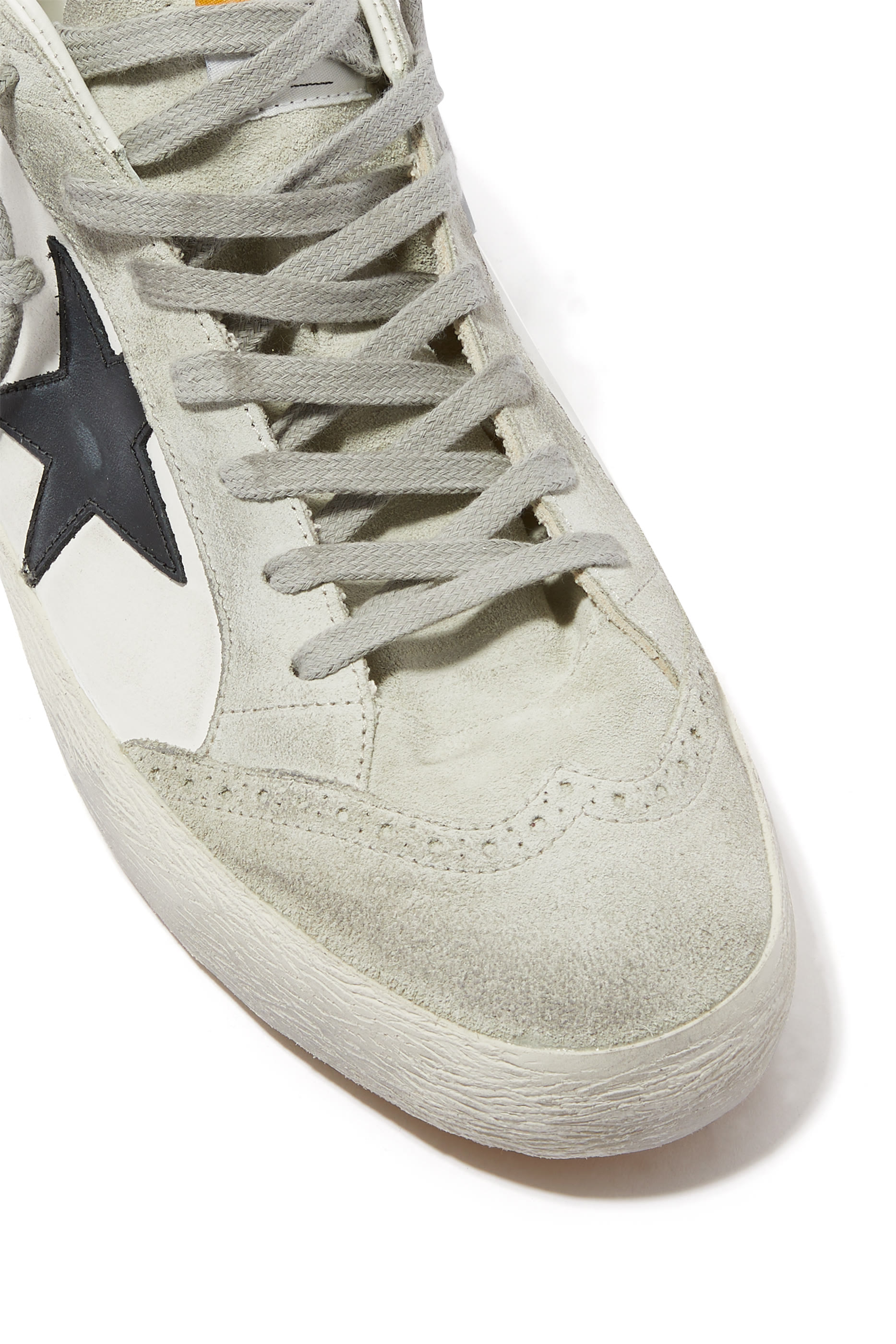 Mid Star Leather Sneakers