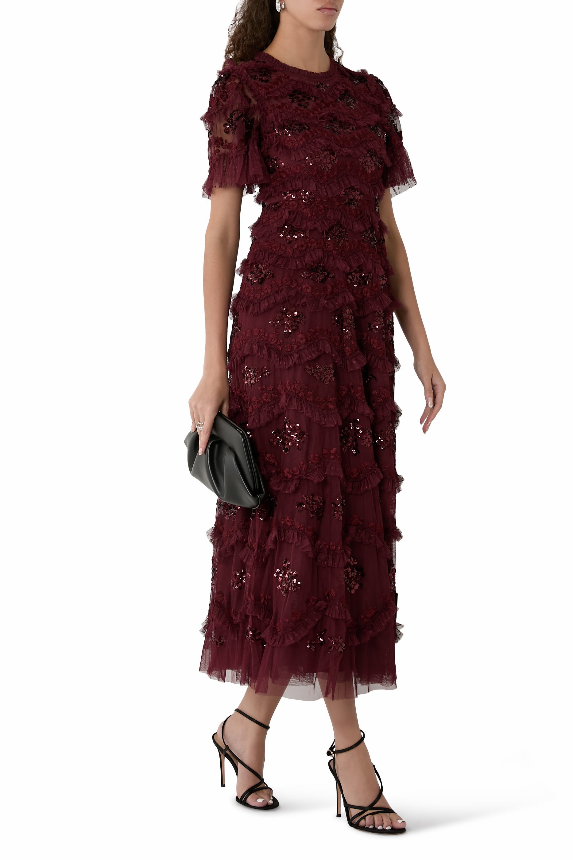 Daisy Wave Ankle Gown