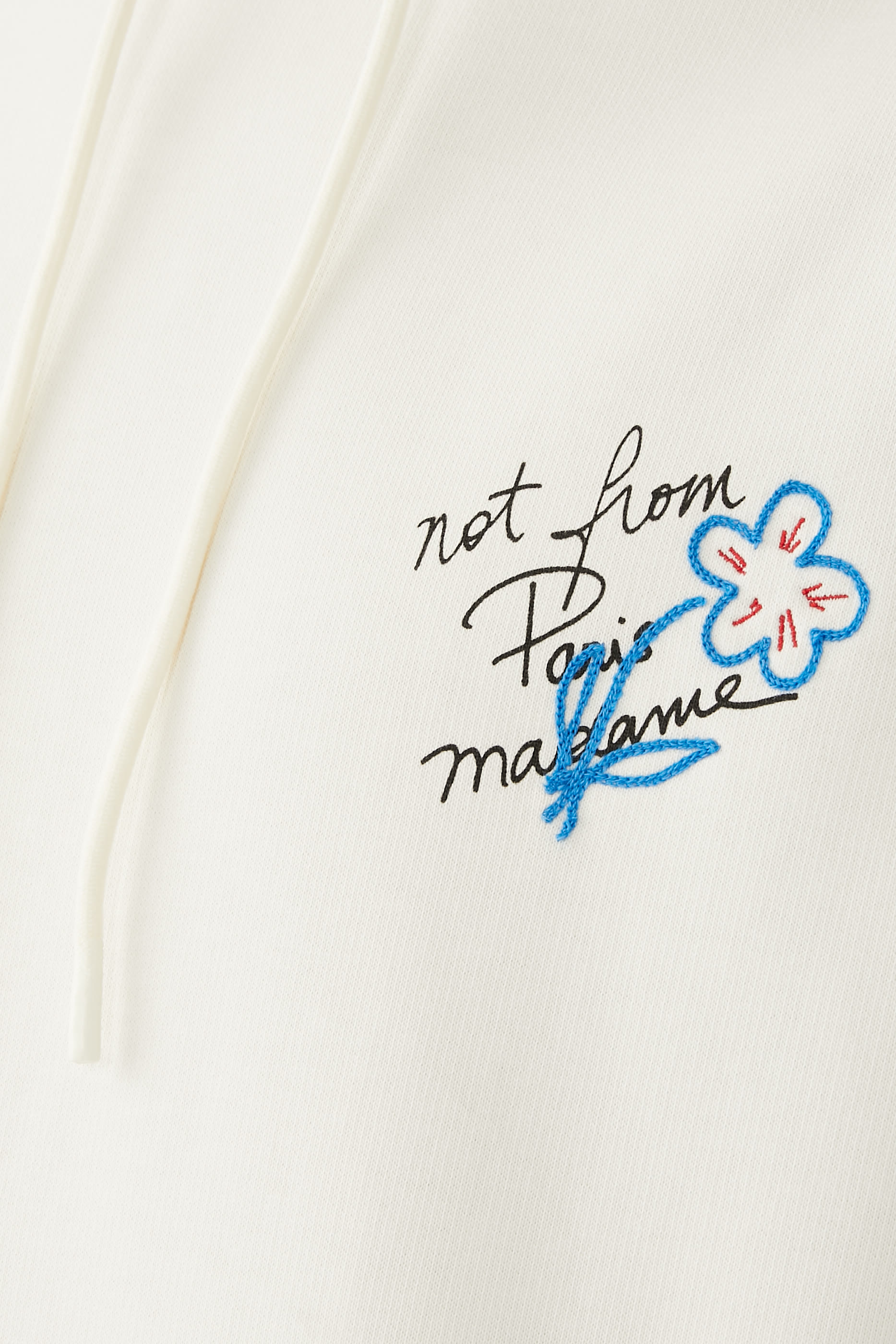 Le Hoodie Slogan Esquisse Sweatshirt