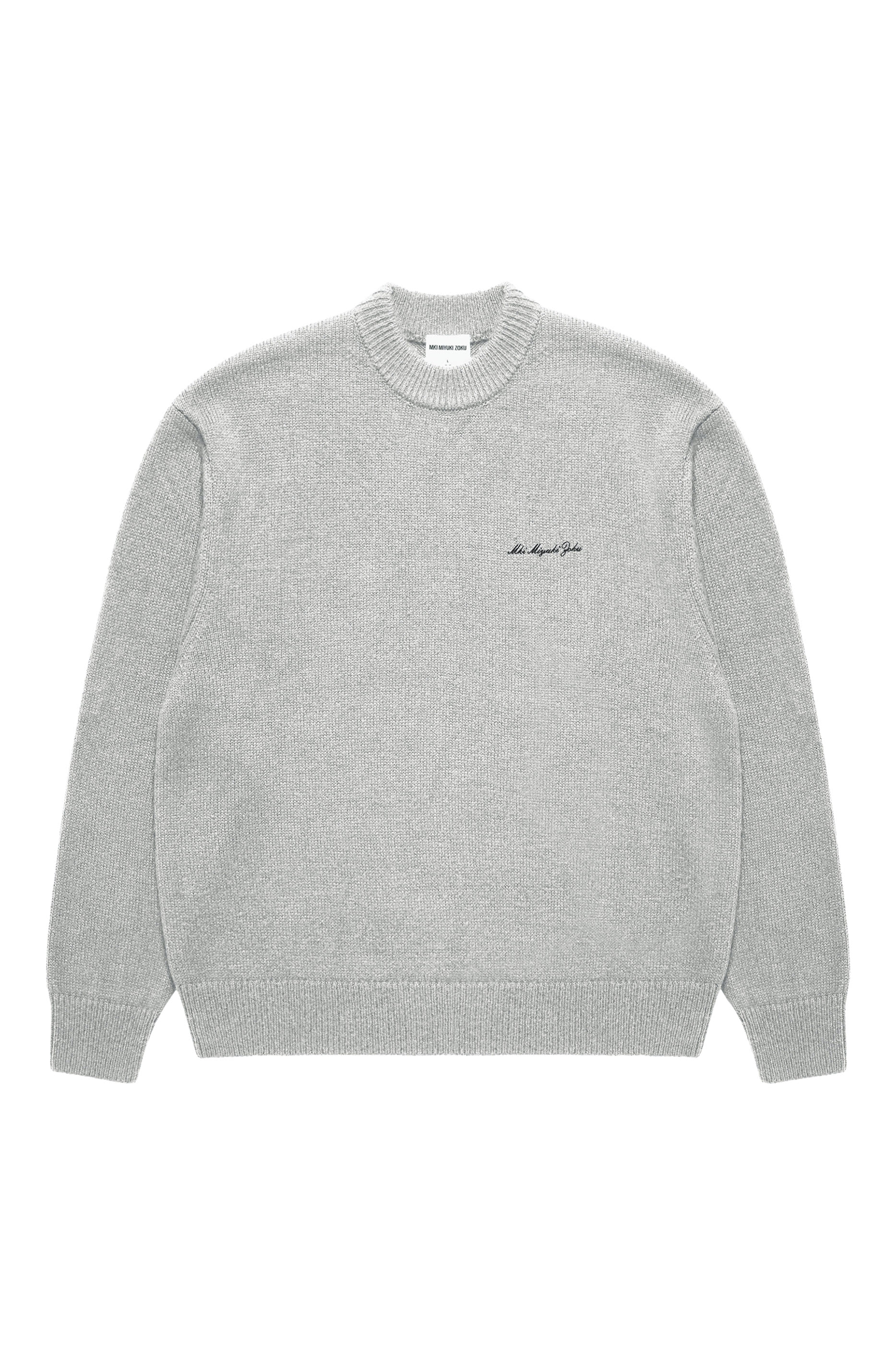 Mohair Blend Knit Crew