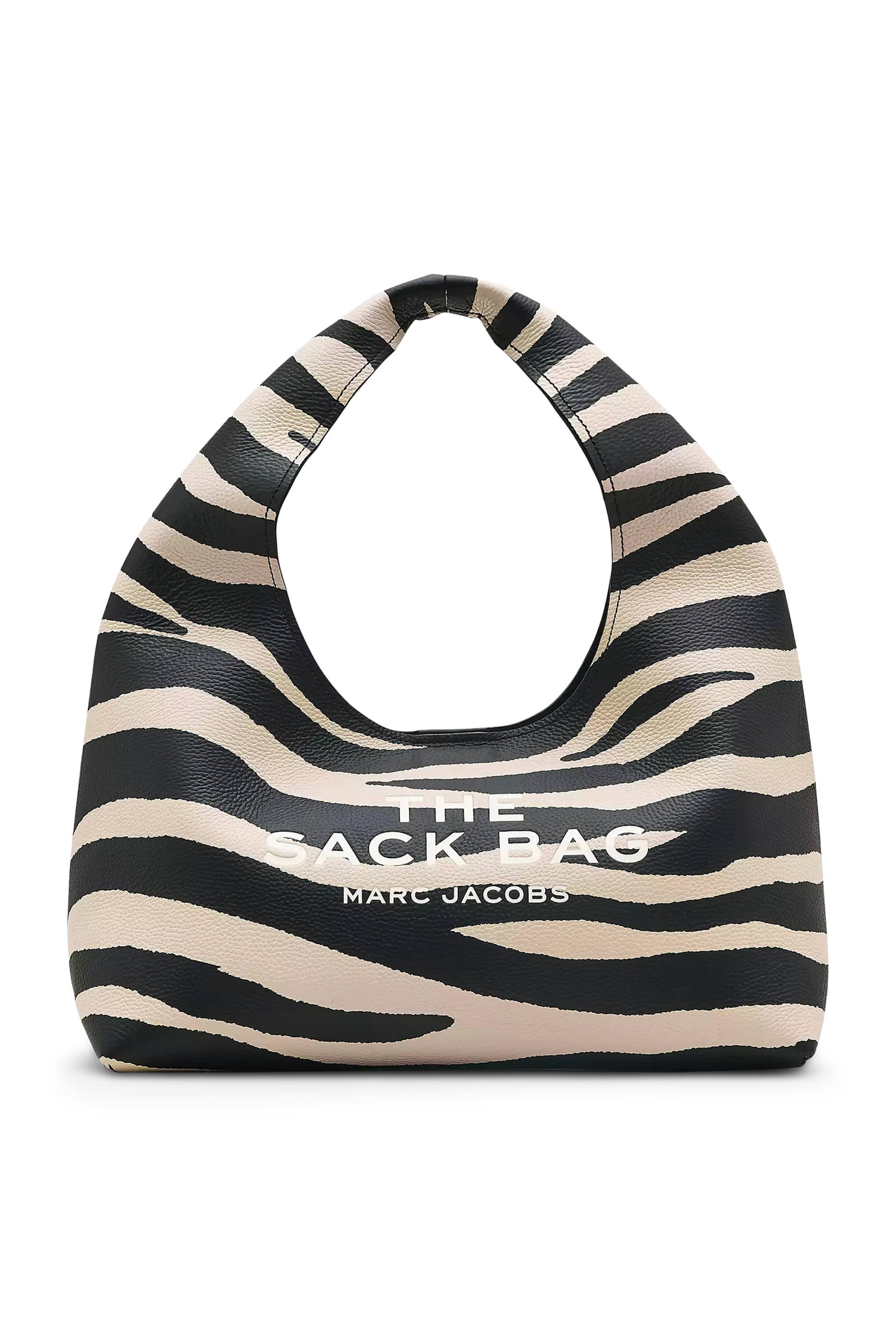 The Zebra Leather Sack Bag