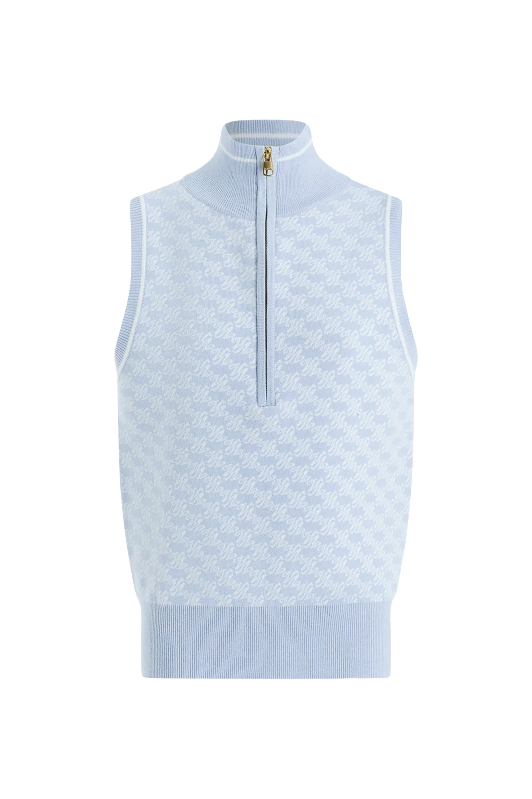 Vincent Half-Zip Knit Vest 