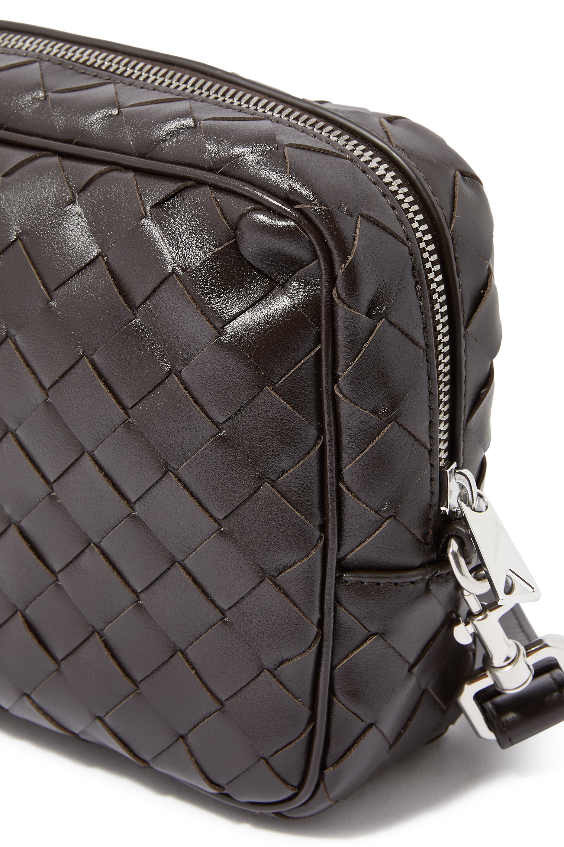 Intrecciato Pouch With Wristlet