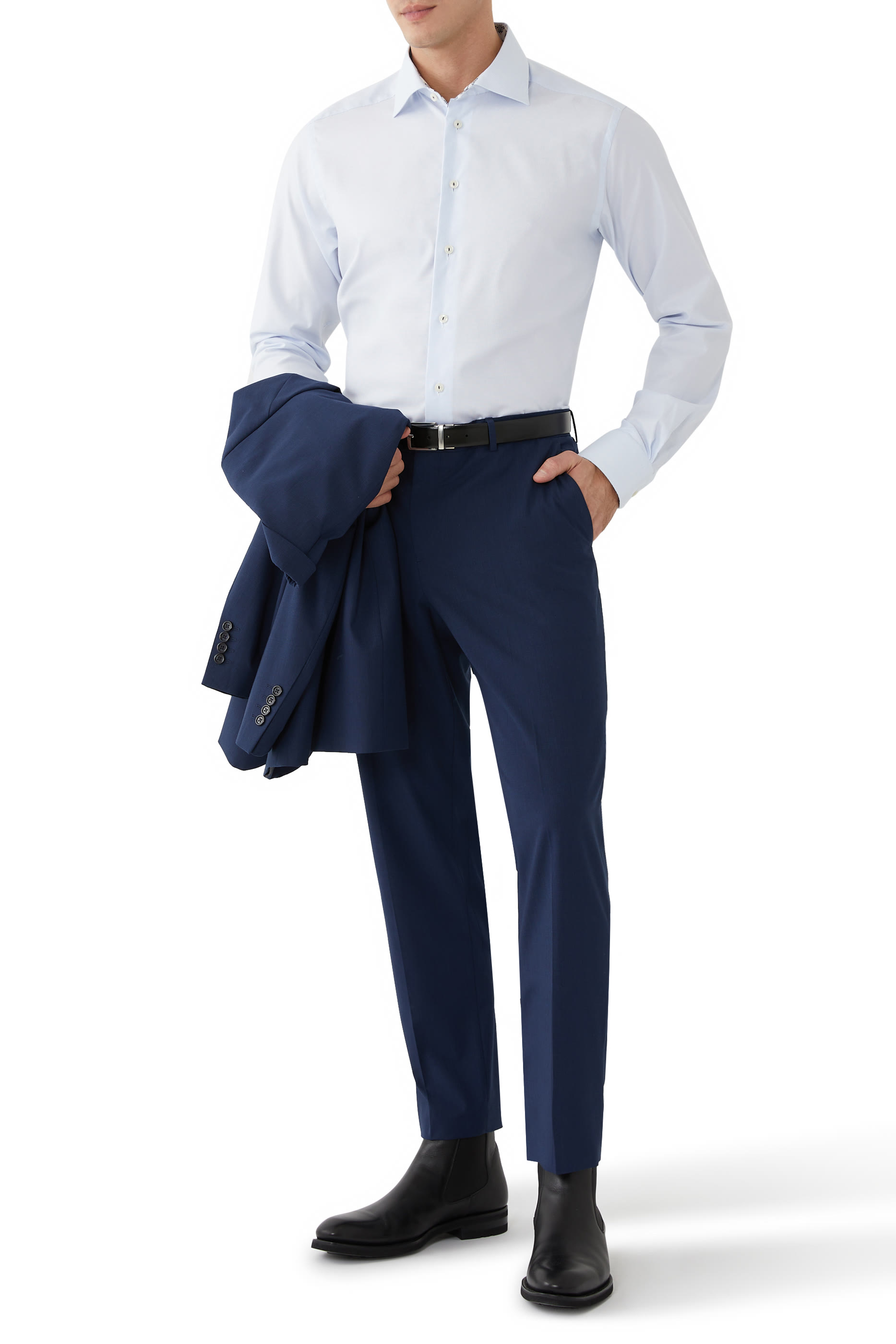 Semi Solid Cotton TENCEL™ Lyocell Shirt