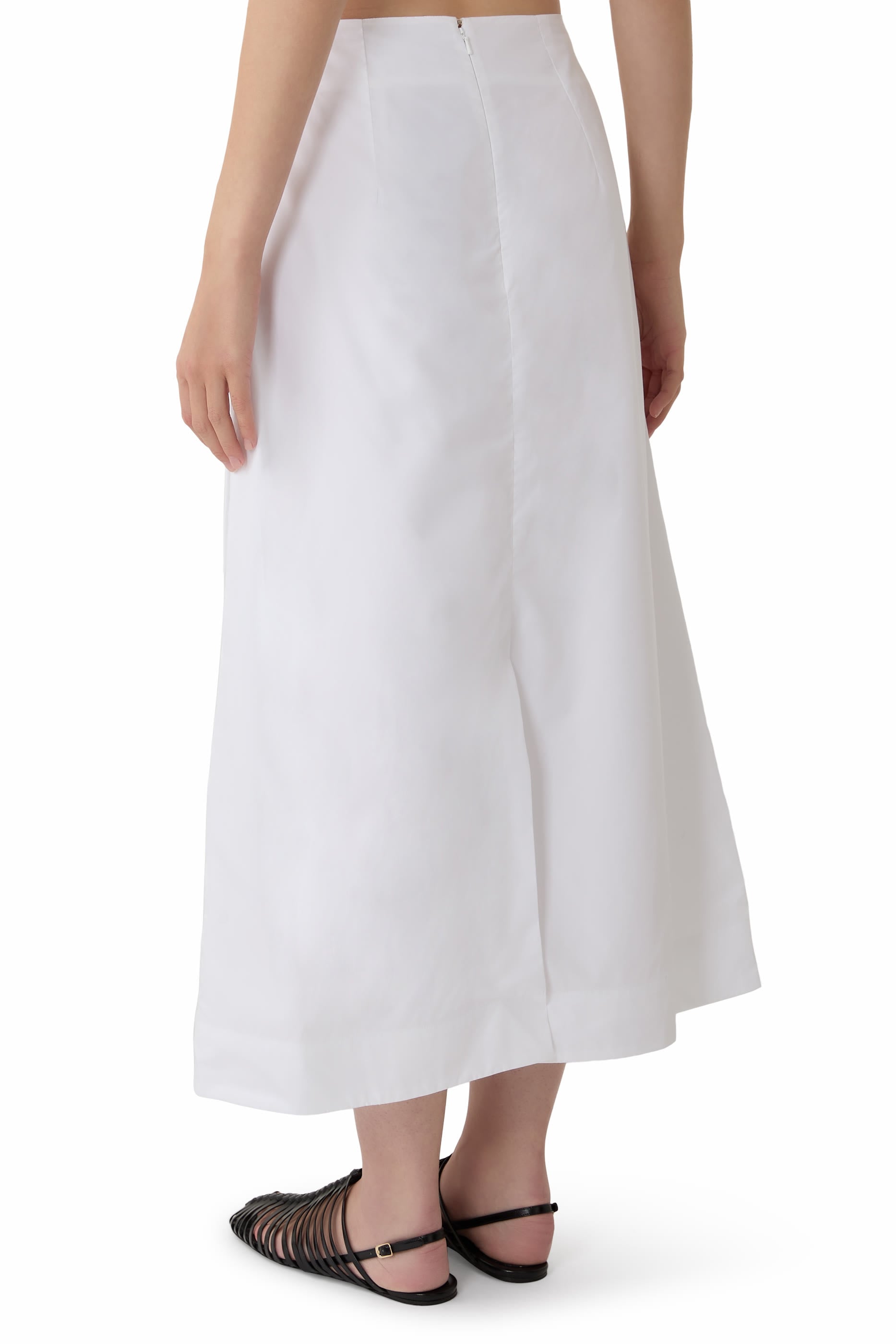 Ribbon Rosette Ripple Skirt 