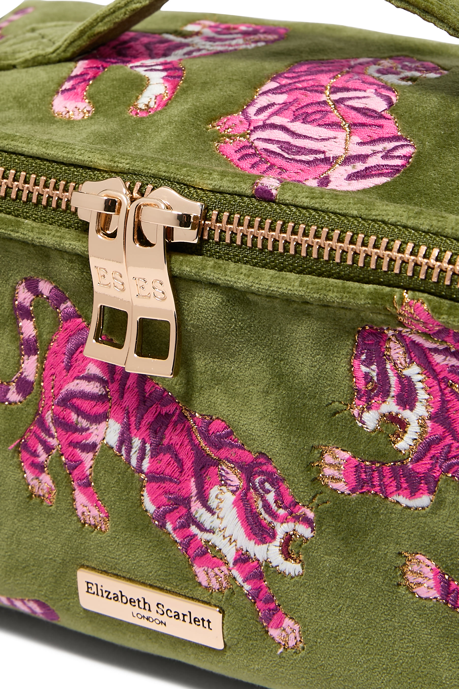 Wild Tiger Open Flat Makeup Bag