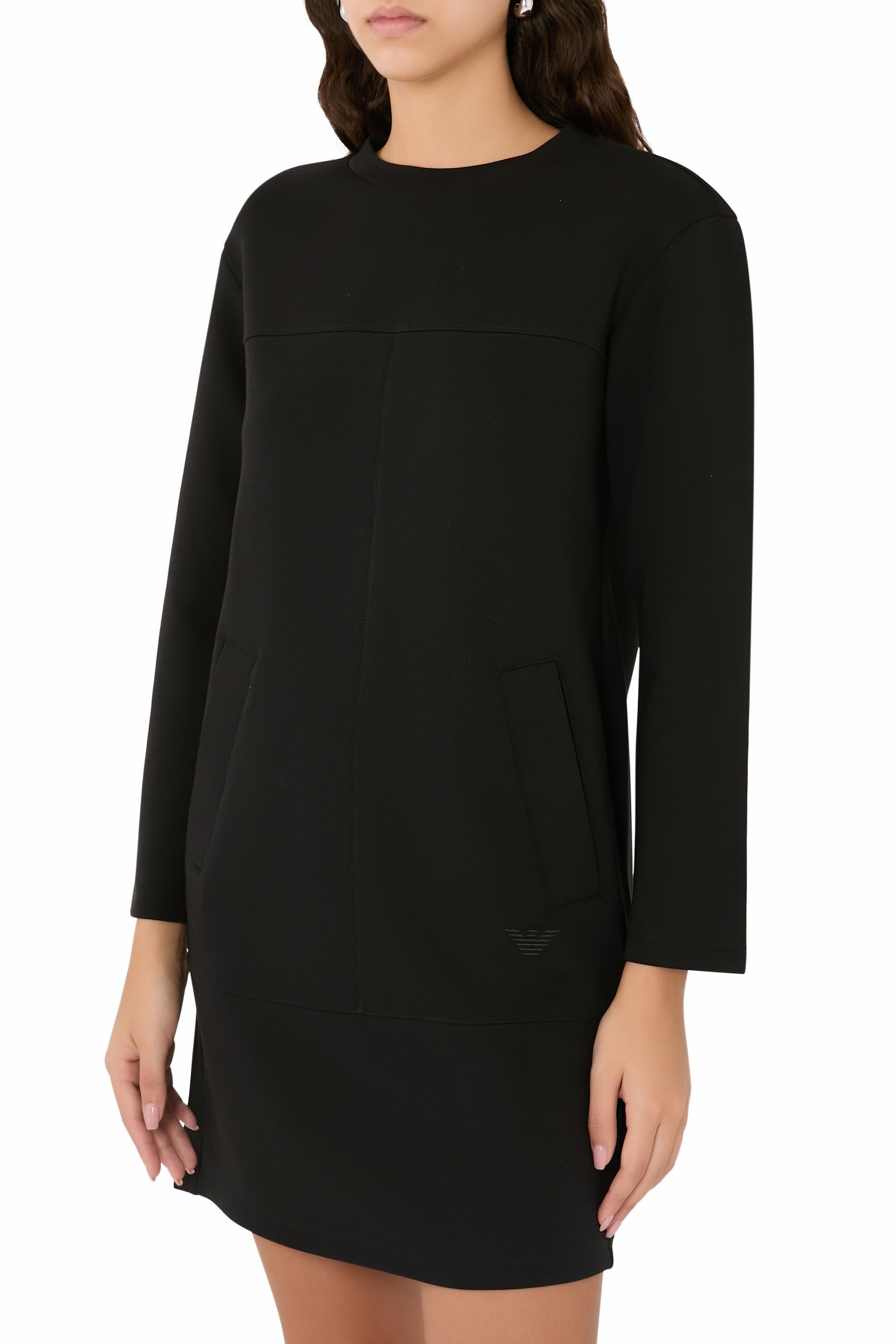 Long Sleeve Double Jersey Dress