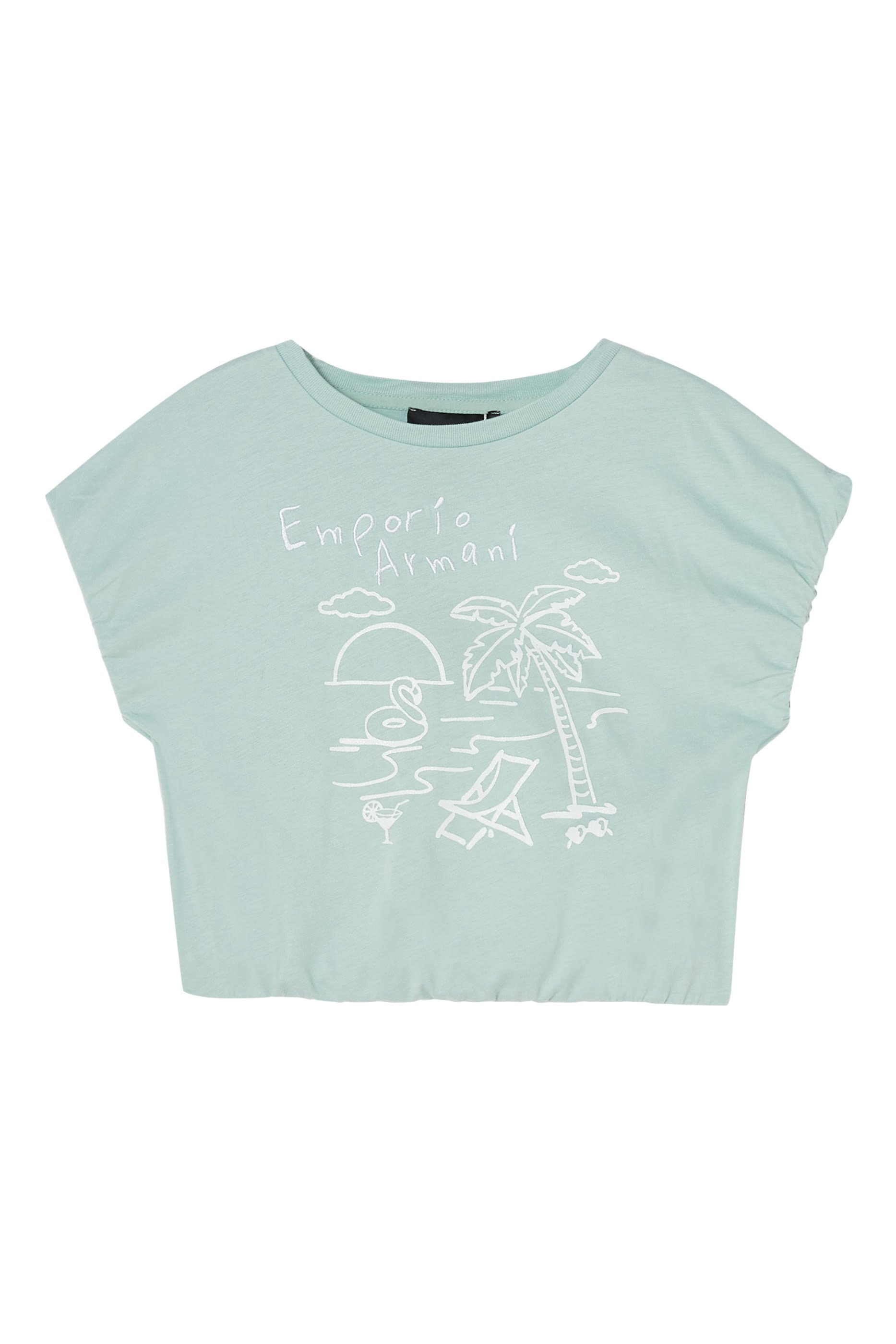 Kids Beach-Print T-Shirt