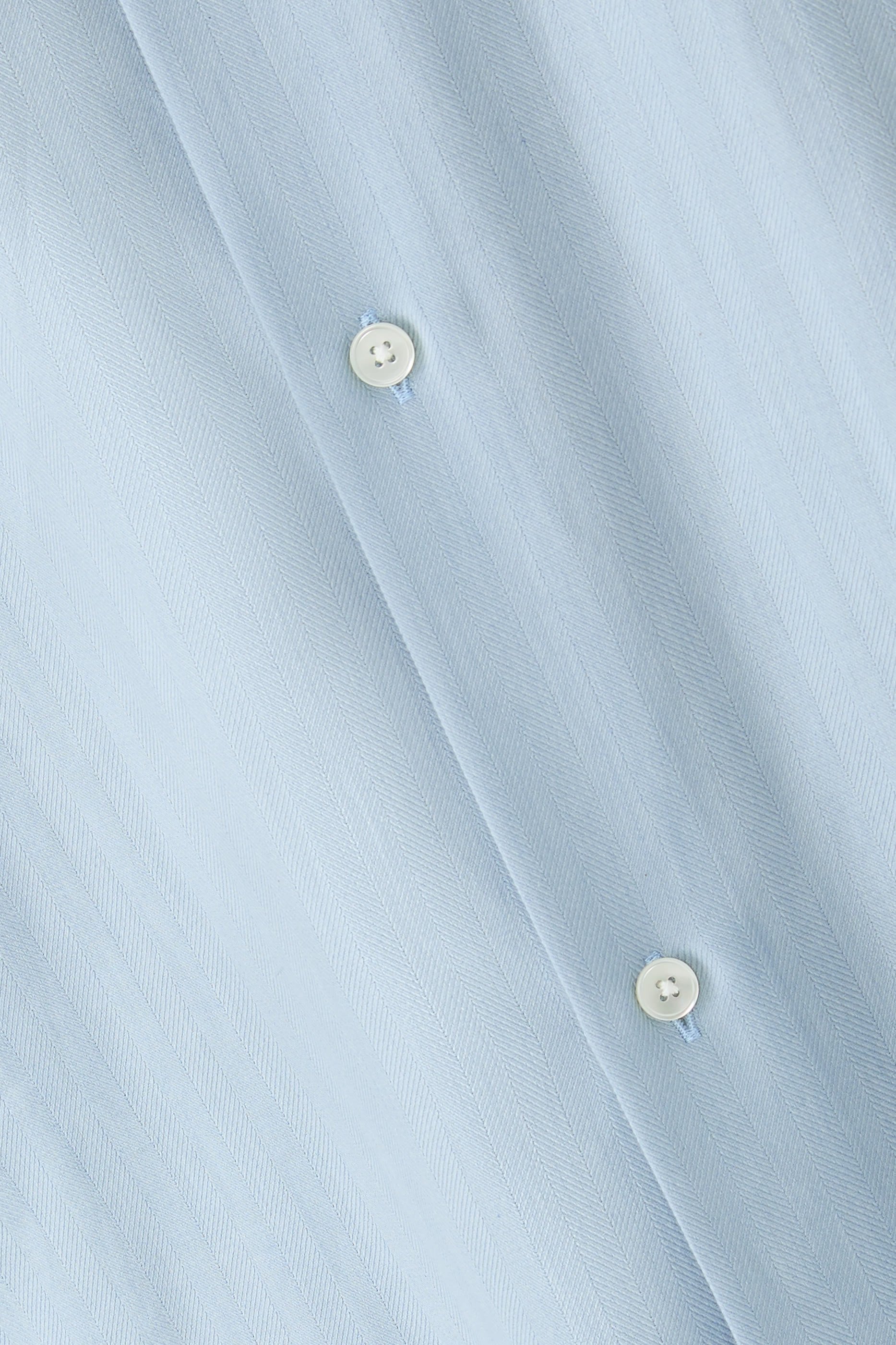 Cotton Cashmere Herringbone Shirt