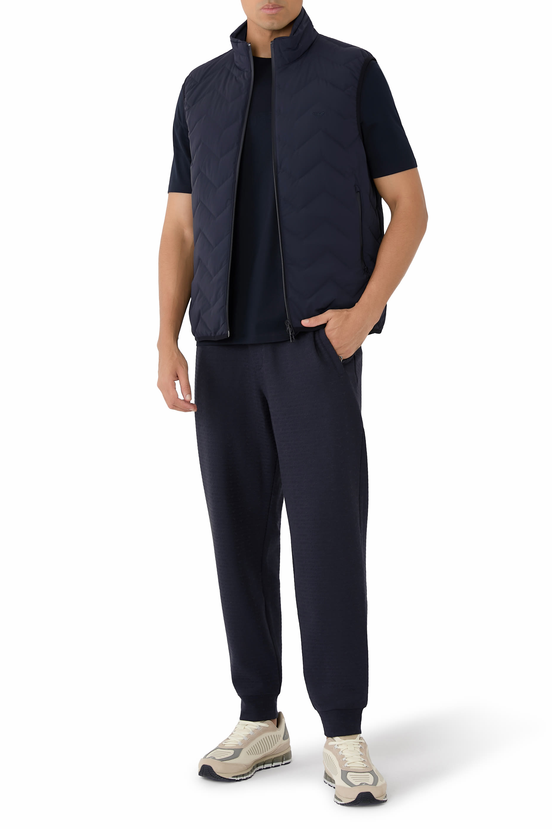 Tonal Logo Inlay Jersey T-Shirt