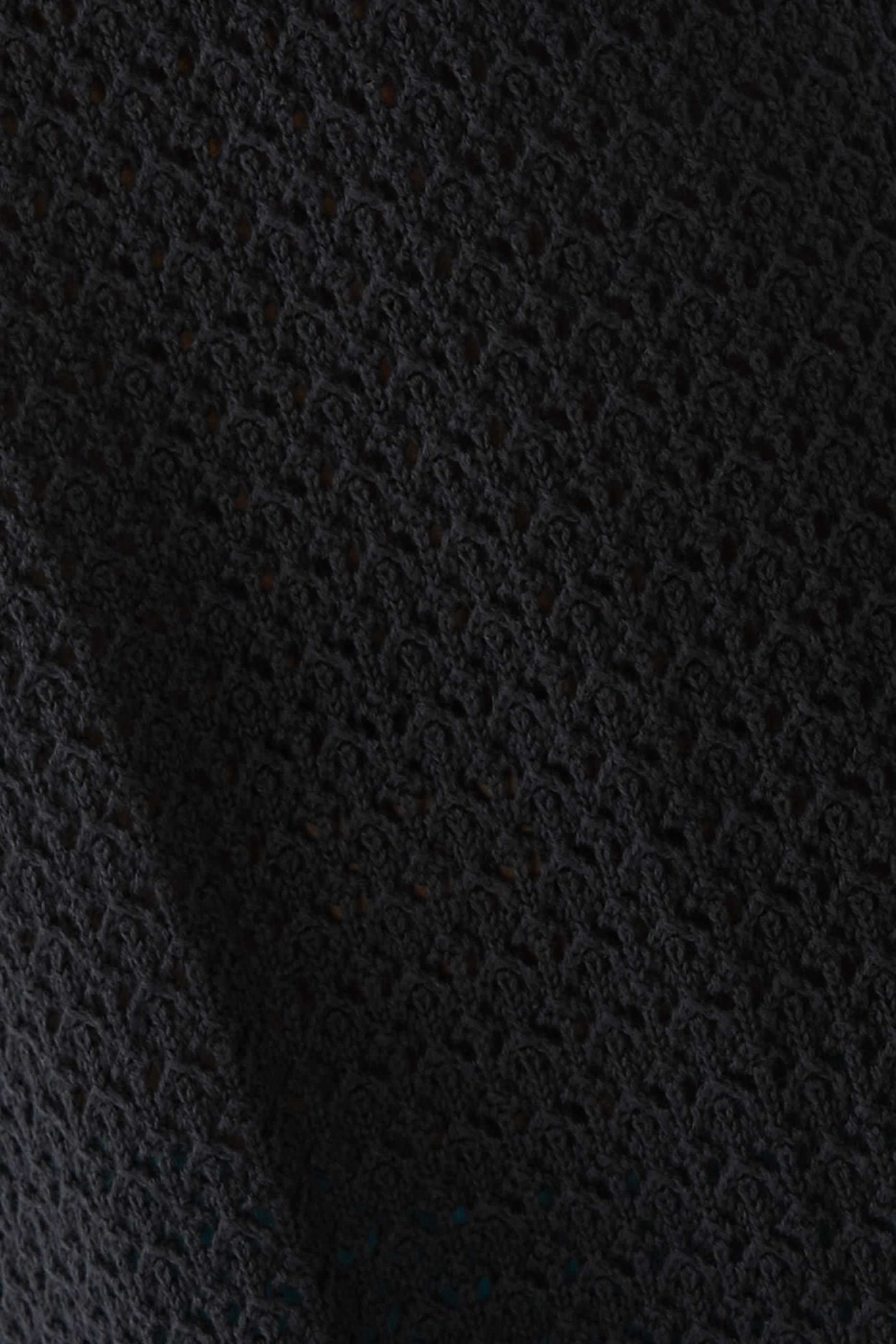 Pointelle Shift Mini Dress