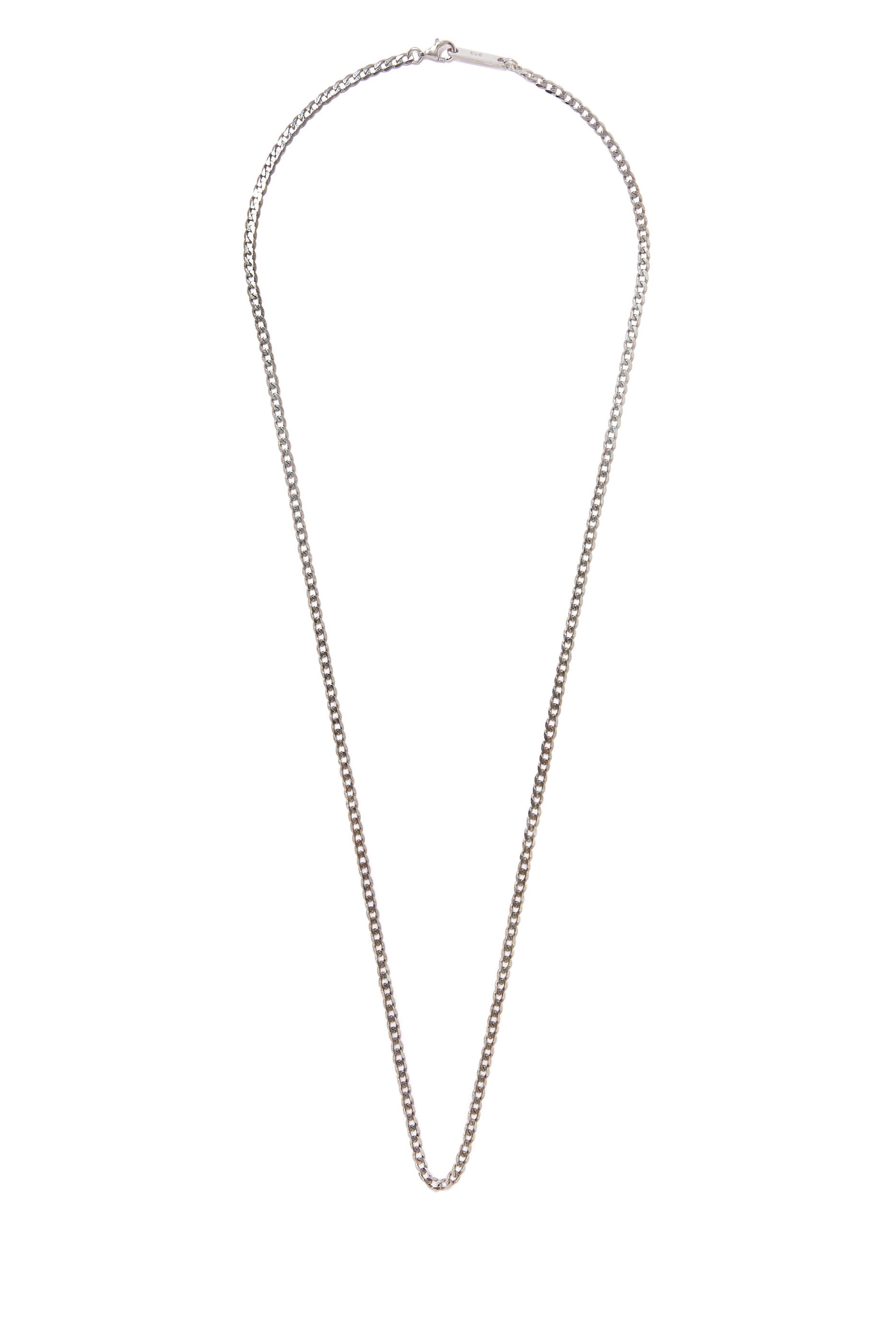 Cuban Chain Necklace, Sterling Silver