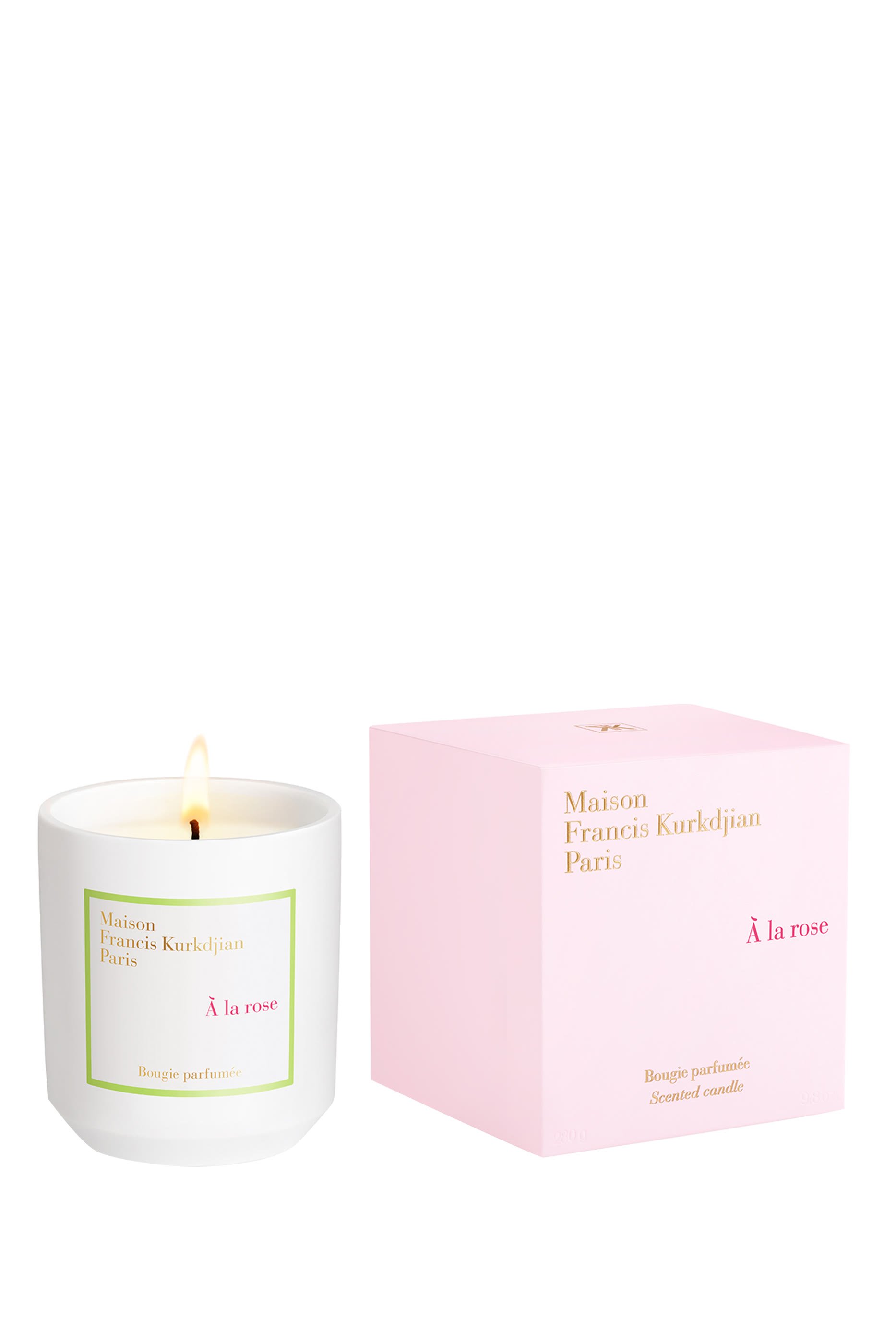 &Agrave; La Rose Scented Candle