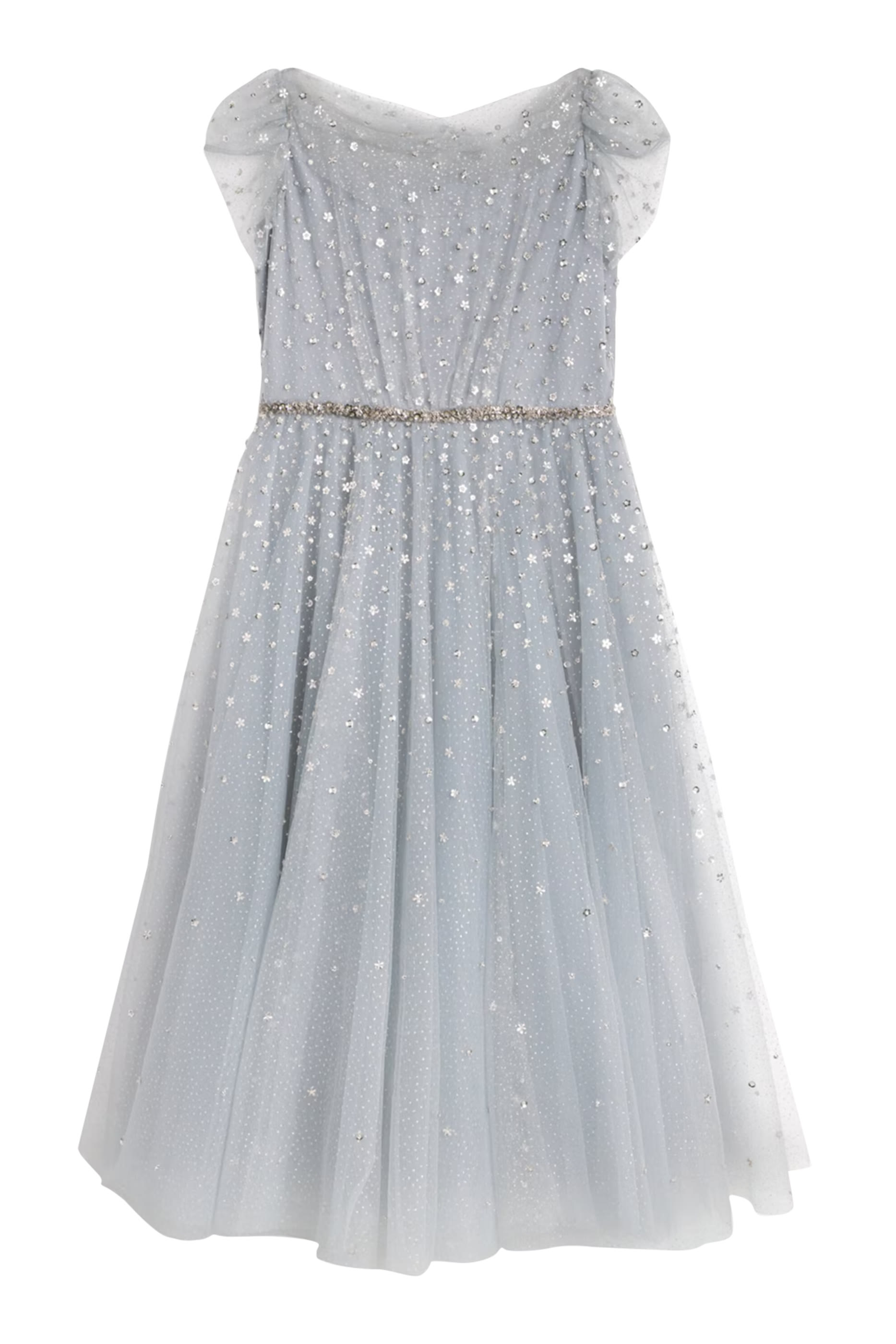 Kids  Embellished Tulle Dress 