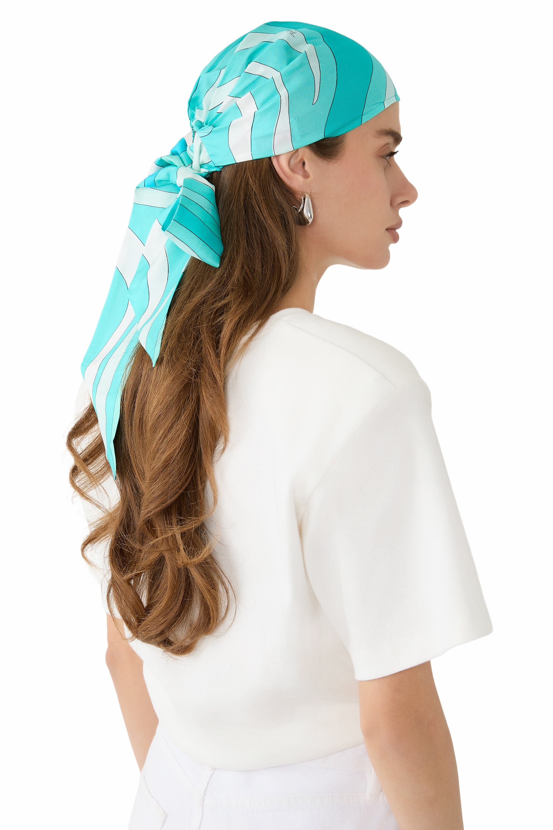 Marmo Print Bandana Hat 