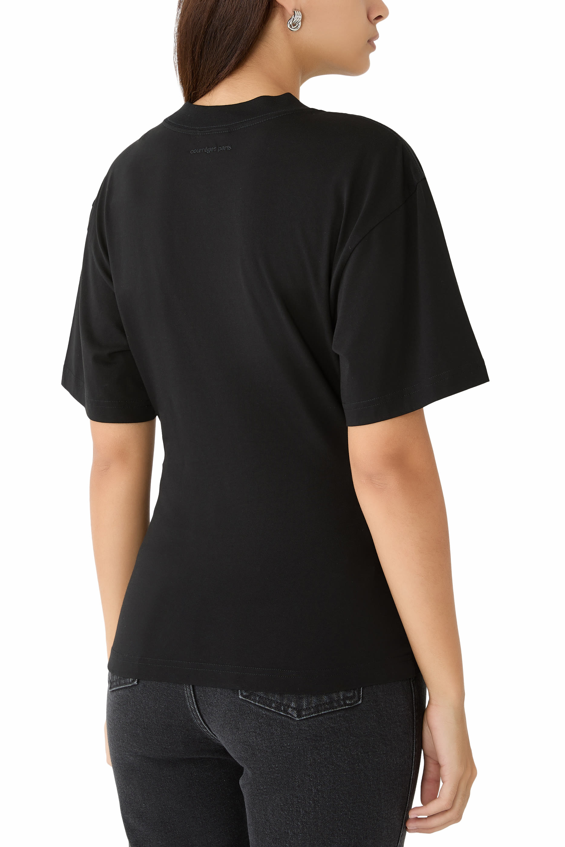 Logo Waisted Printed T-Shirt