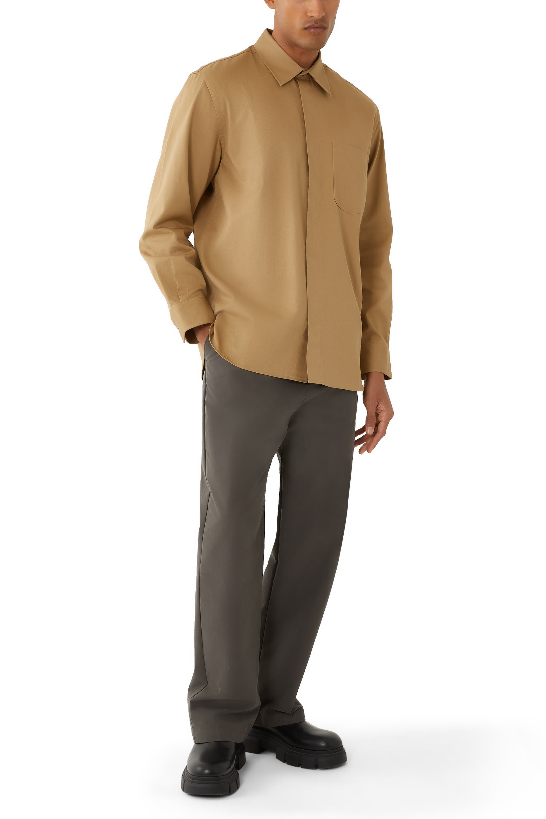 Cotton Twill Overshirt