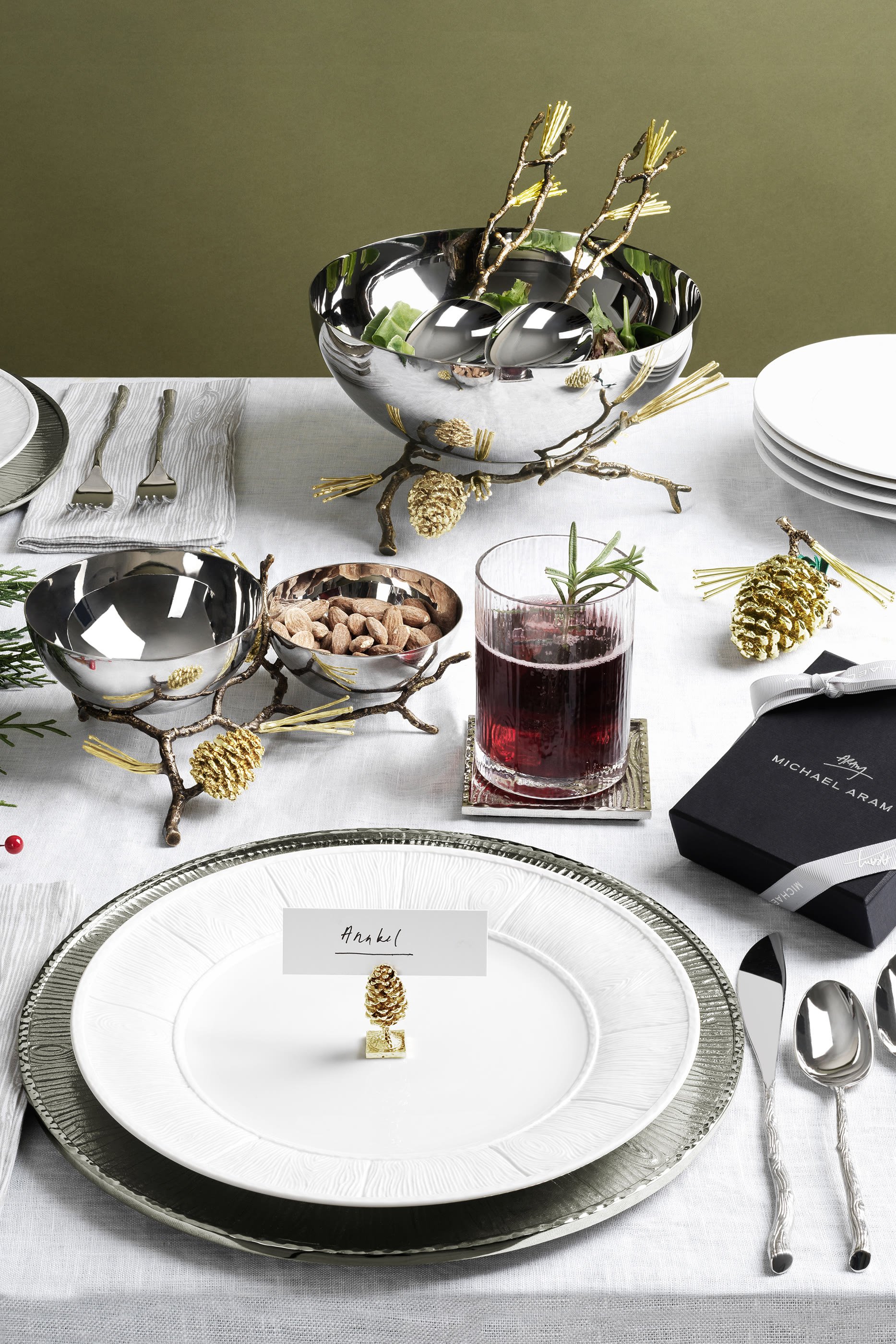 Pine Cone Serving Bowl