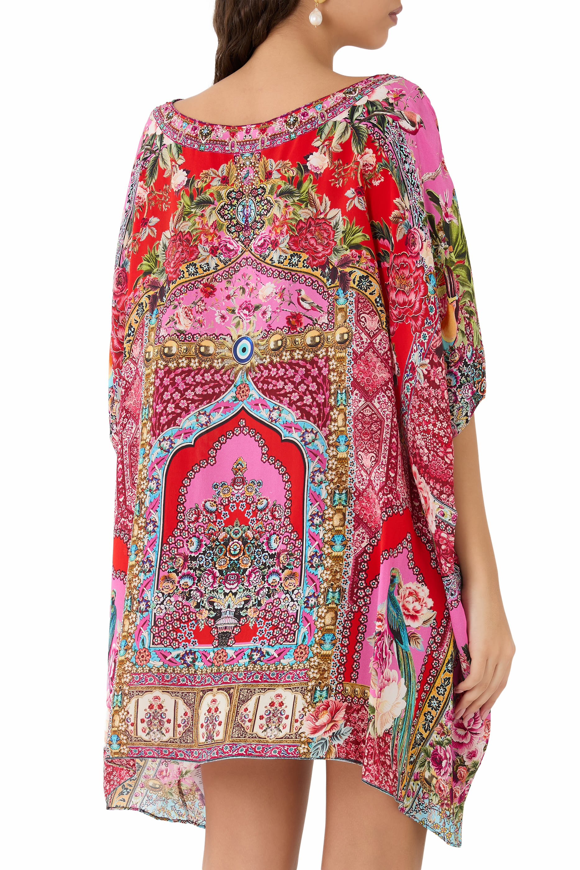 Short Round Neck Kaftan