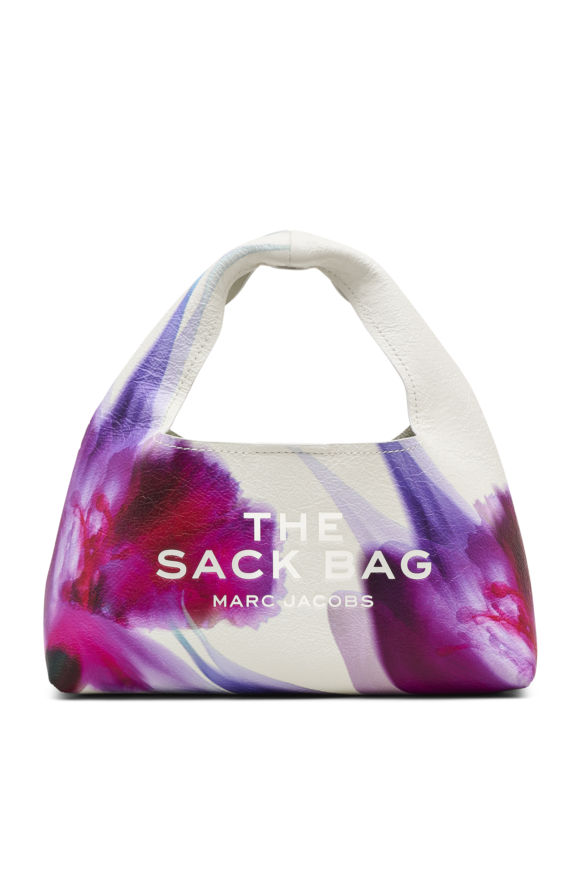 The Future Floral Leather Mini Sack Bag