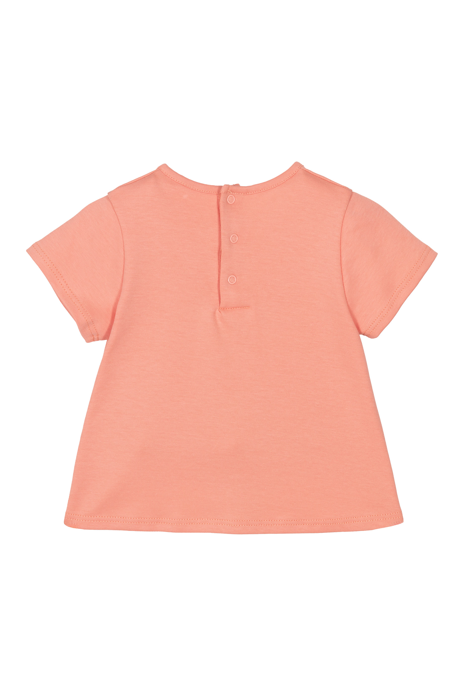 Kids Logo Embroidered Cotton T-Shirt