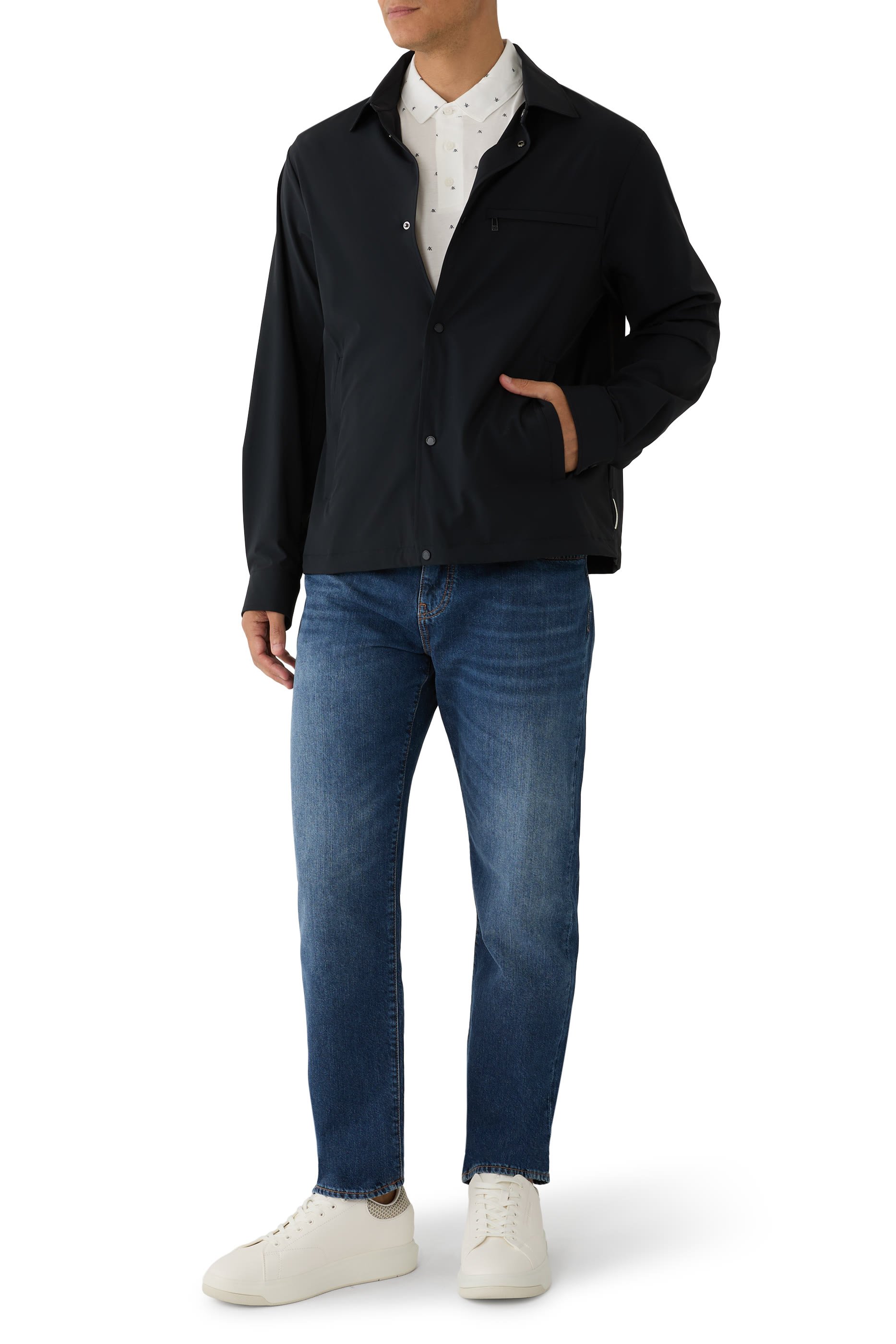 Three-pocket Blouson Jacket