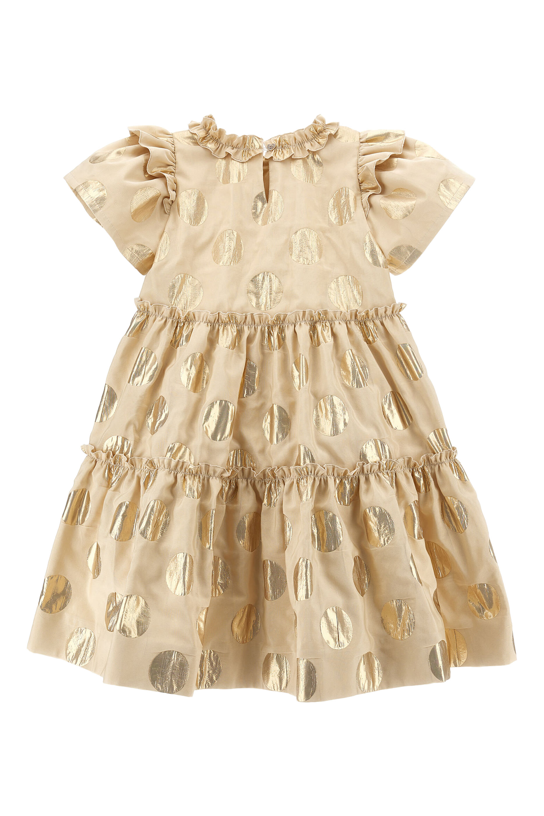 Kids Short Sleeve Flared Dress