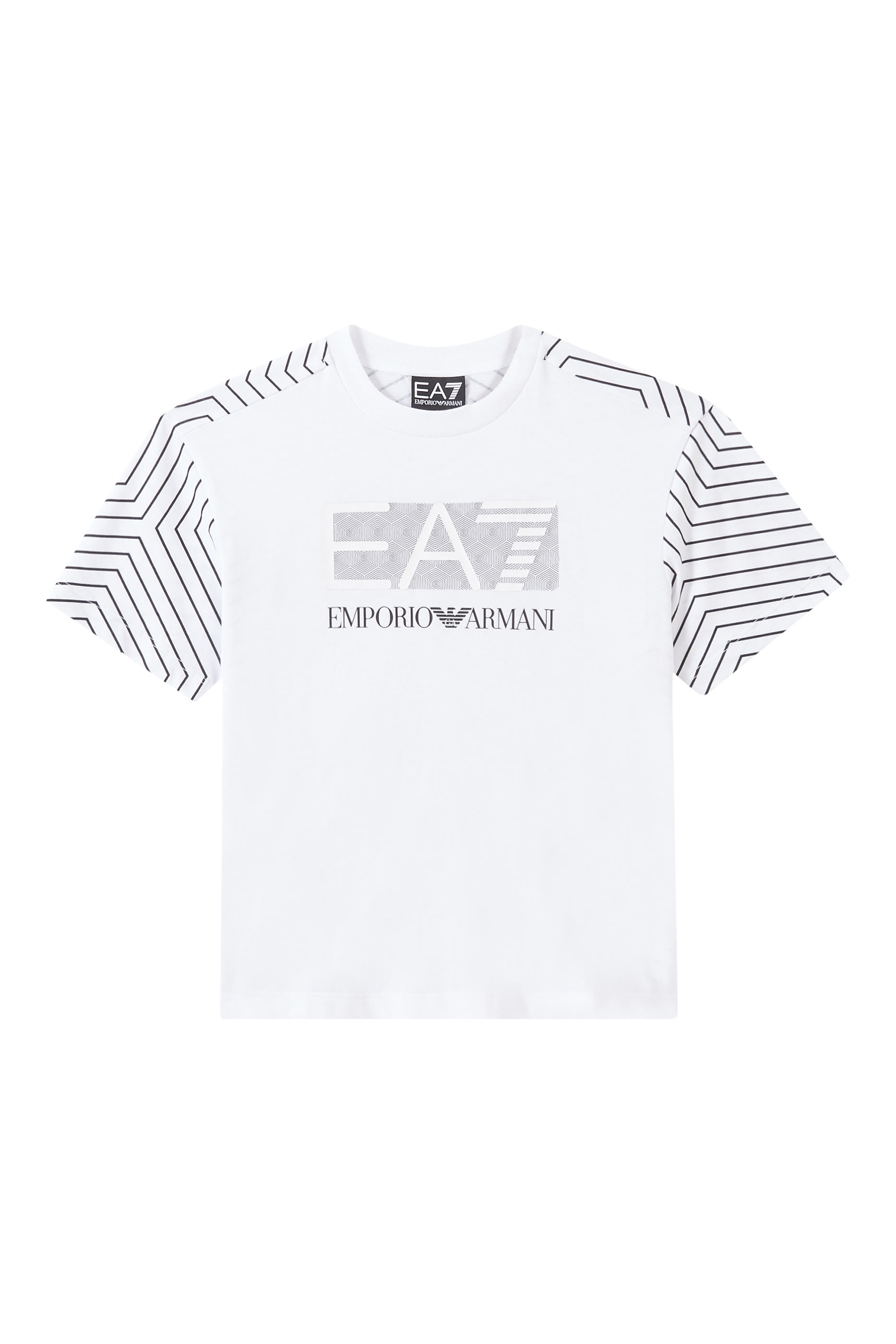 Kids EA7 Logo T-Shirt