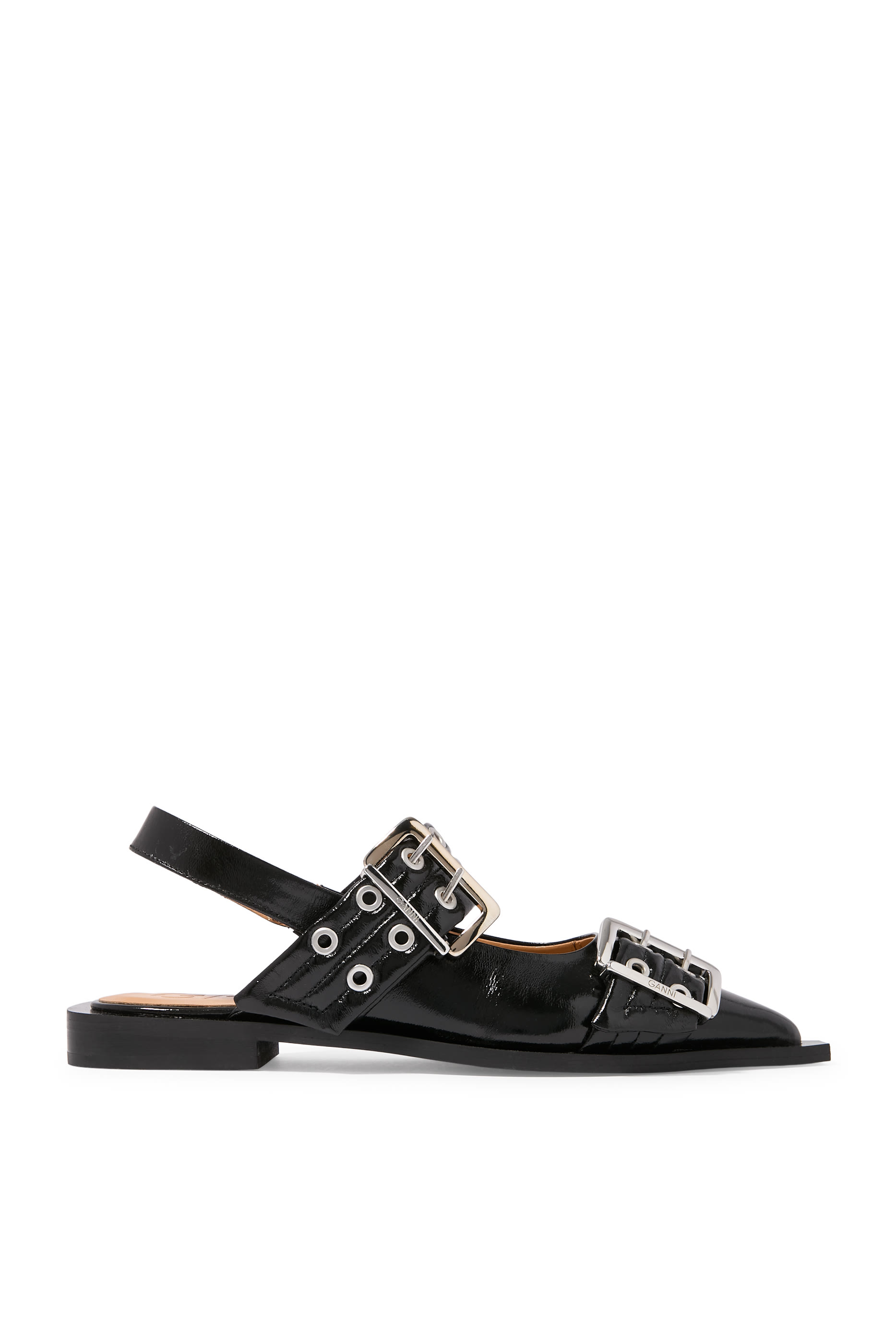 Feminine Buckle Ballerinas